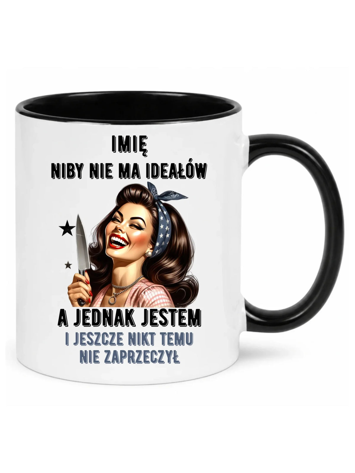 Kubek dla niej - Niby nie ma ideałów - personalizowany DZ01