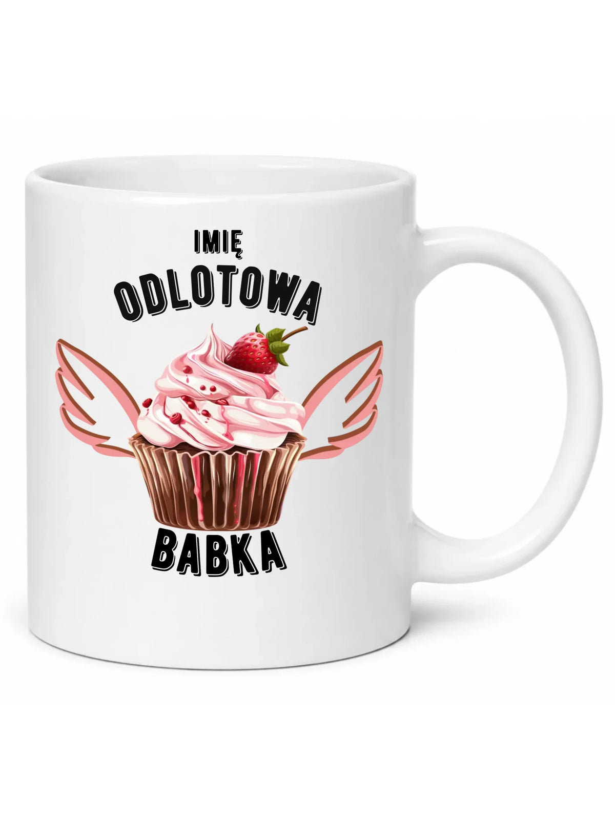 Kubek - Odlotowa babka - personalizowany DZ06