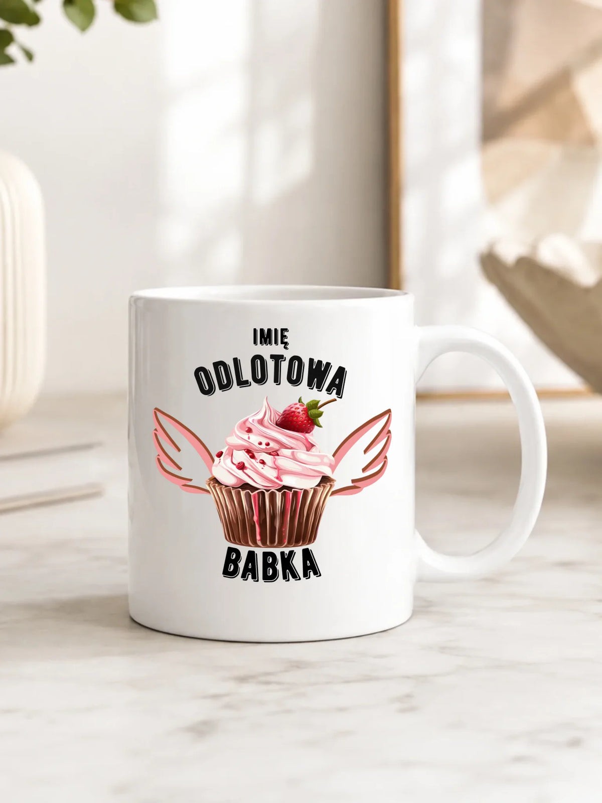 Kubek - Odlotowa babka - personalizowany DZ06
