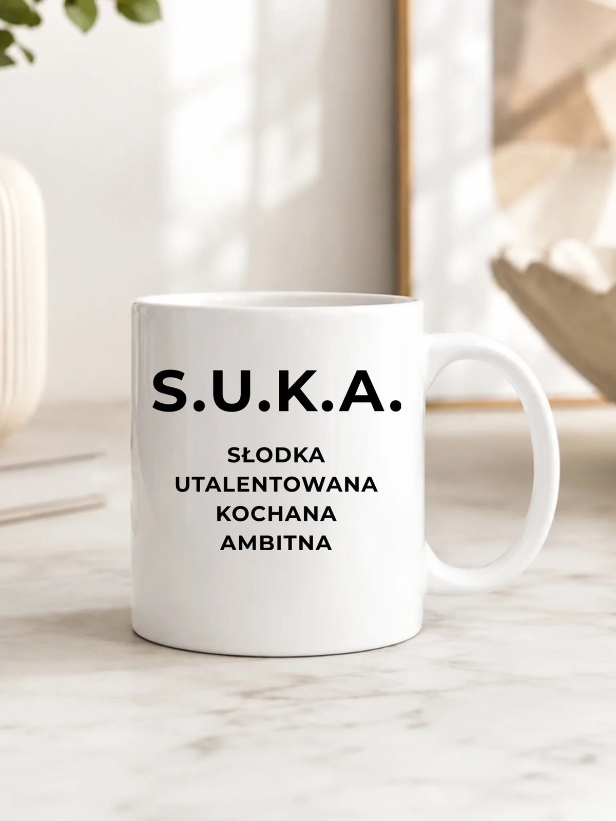 Kubek - S.U.K.A. - śmieszny prezent dla niej - bez cenzury DZ16