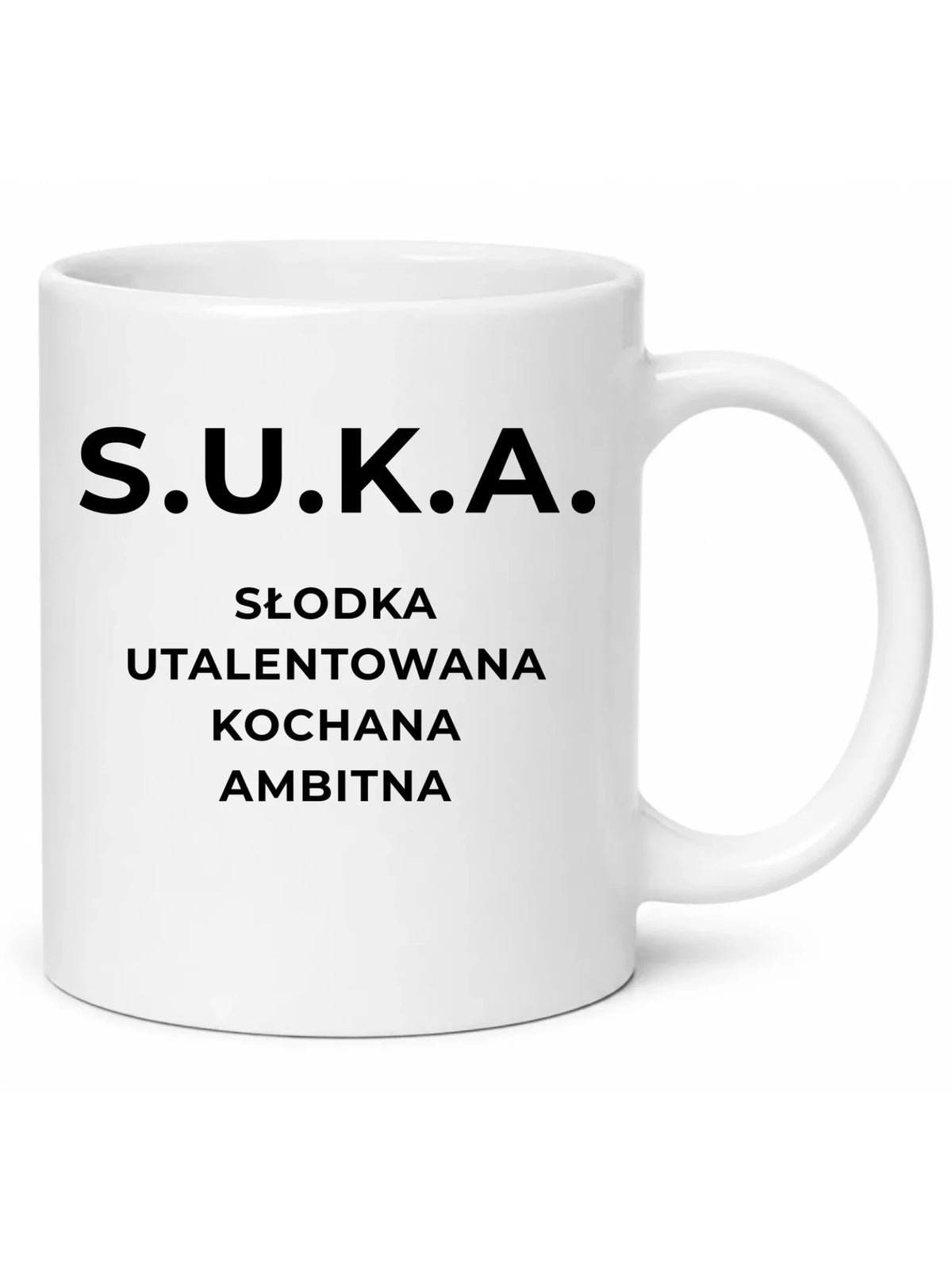 Kubek - S.U.K.A. - śmieszny prezent dla niej - bez cenzury DZ16