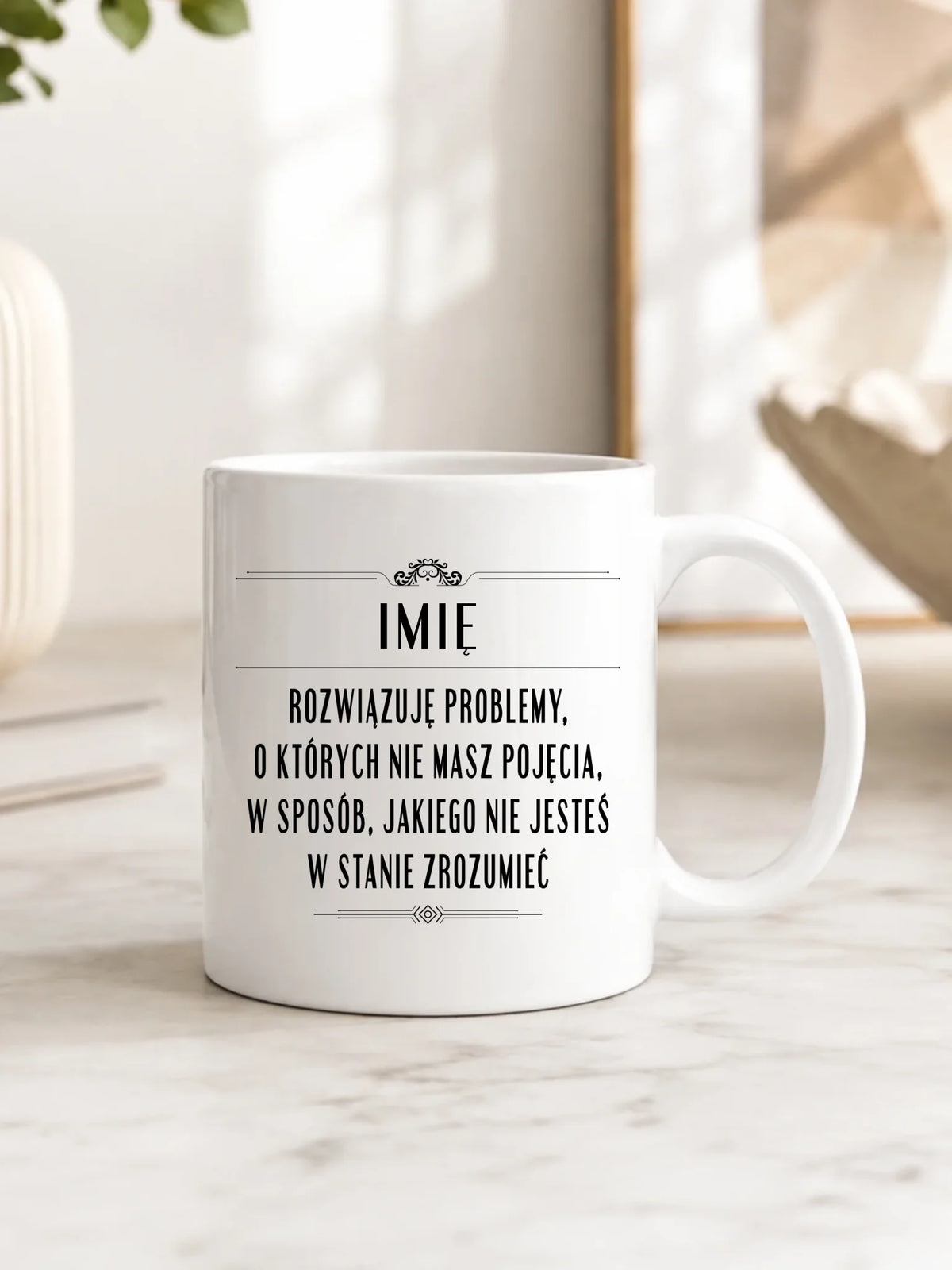 Kubek - Rozwiązuję problemy, o których nie masz pojęcia - personalizowany DZ20