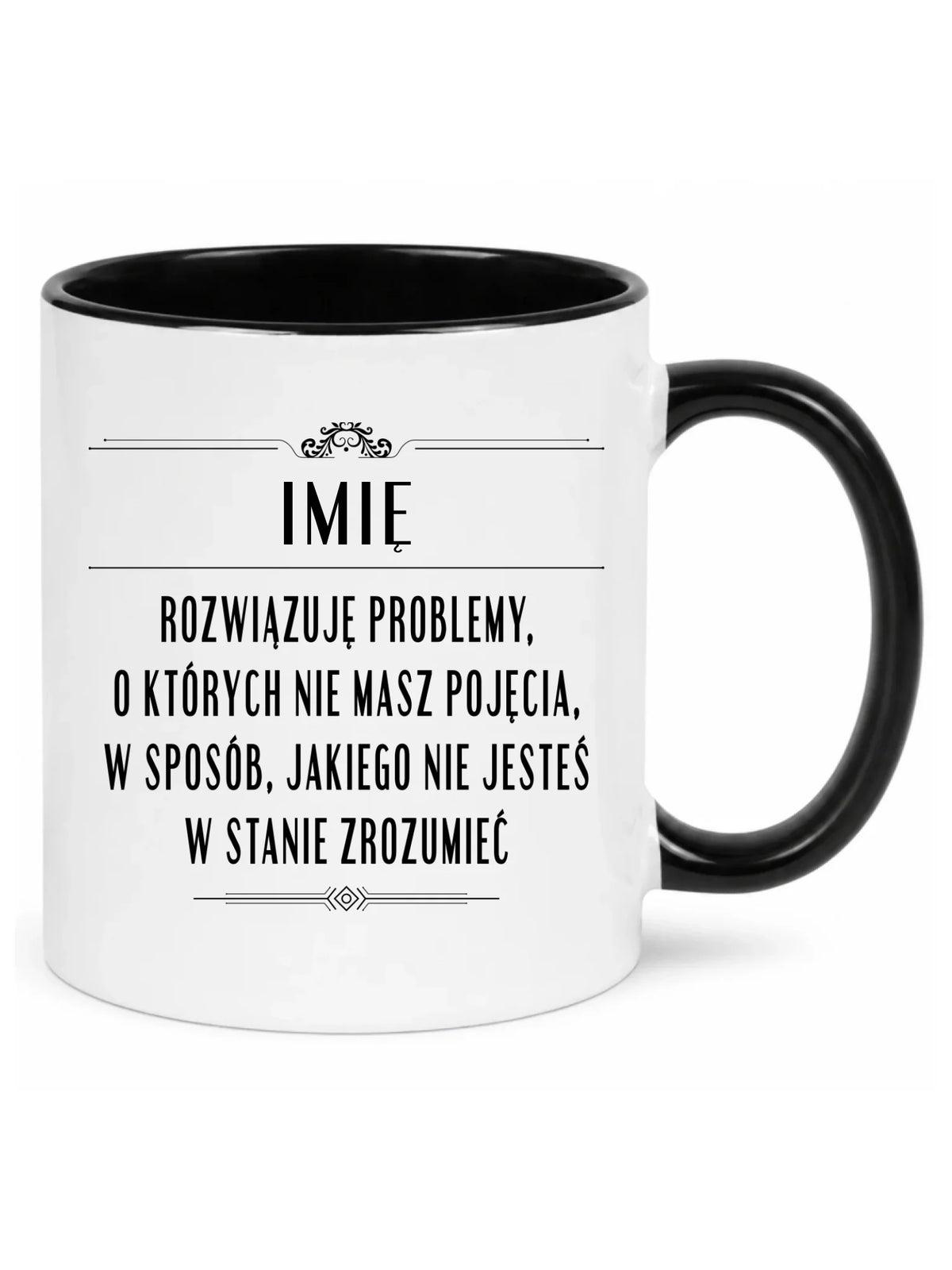 Kubek - Rozwiązuję problemy, o których nie masz pojęcia - personalizowany DZ20