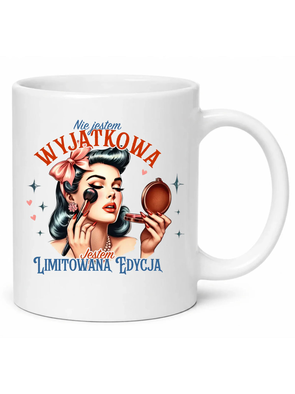 Kubek – Nie jestem wyjątkowa, jestem limitowaną edycją - w stylu retro DZ10