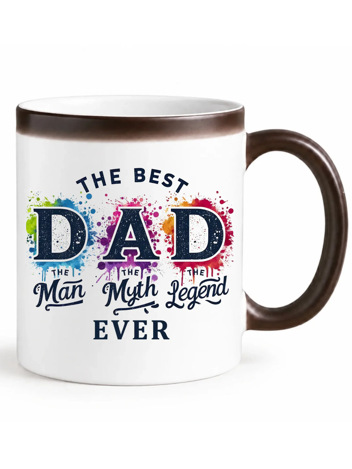 The best dad ever | Kubek magiczny prezent dla taty DT74