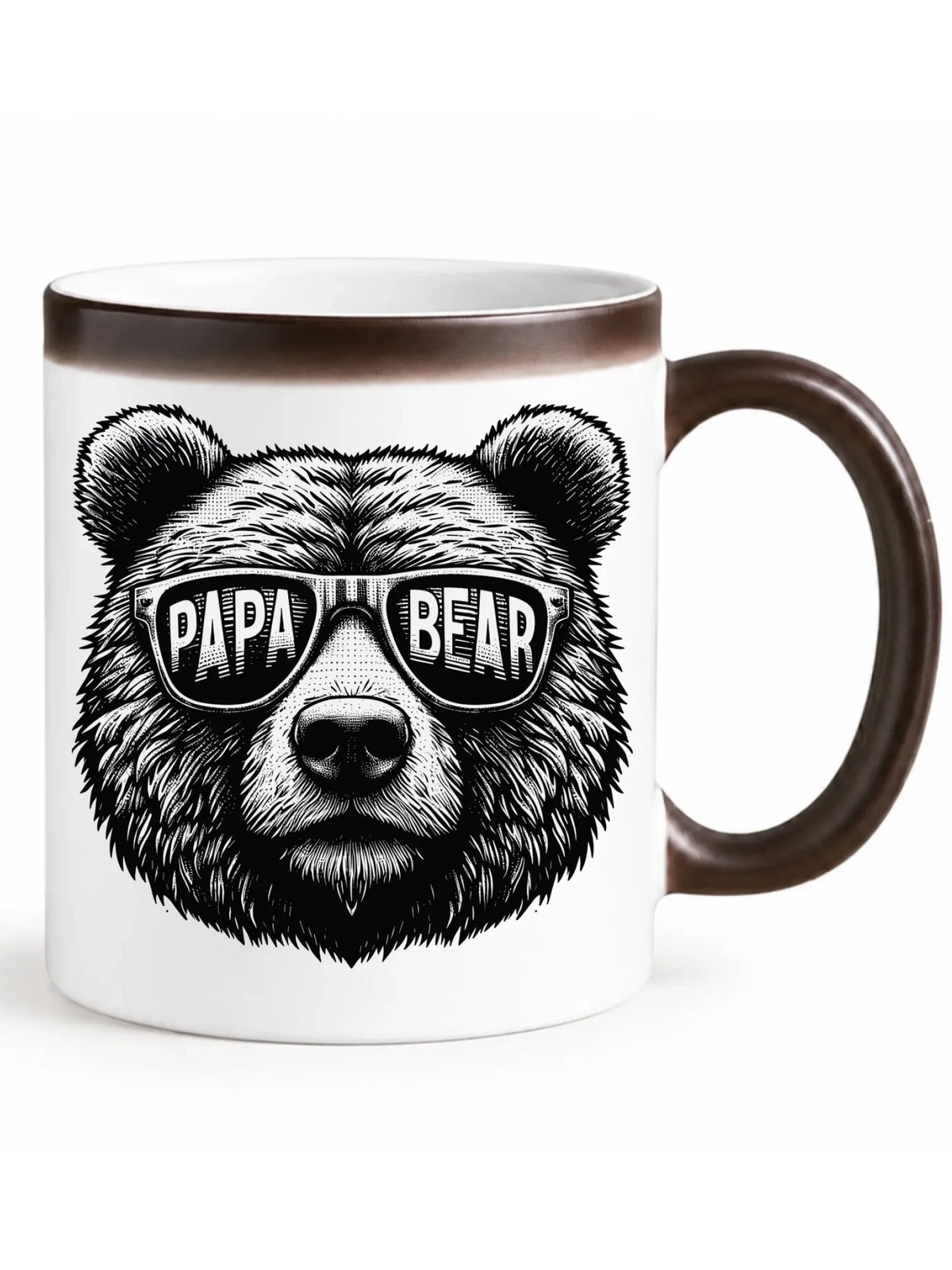 Papa bear | Kubek magiczny prezent dla taty DT62