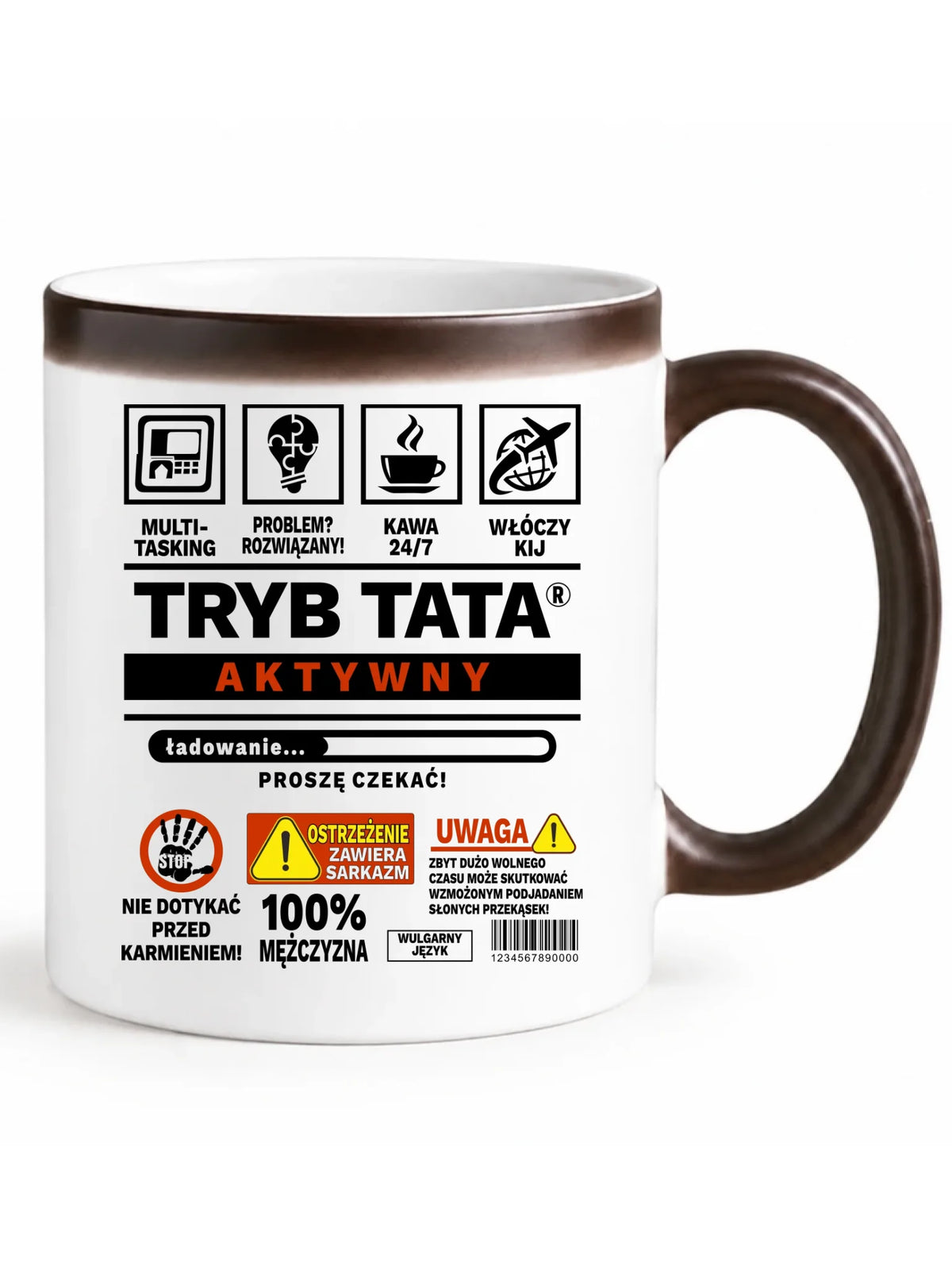 Tryb tata aktywny | Kubek magiczny na prezent DT51