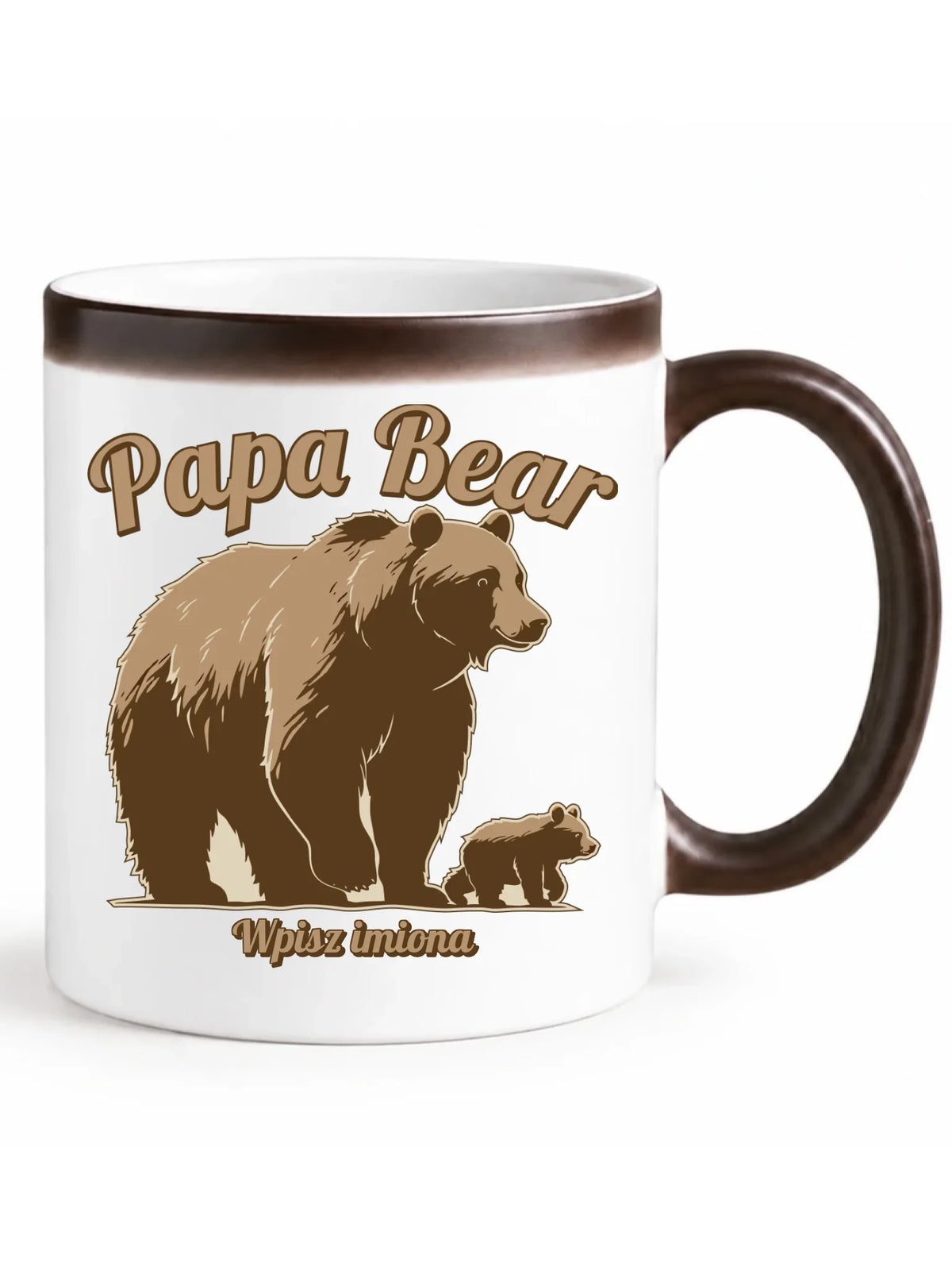 Papa Bear imiona | Kubek magiczny dla taty DT50