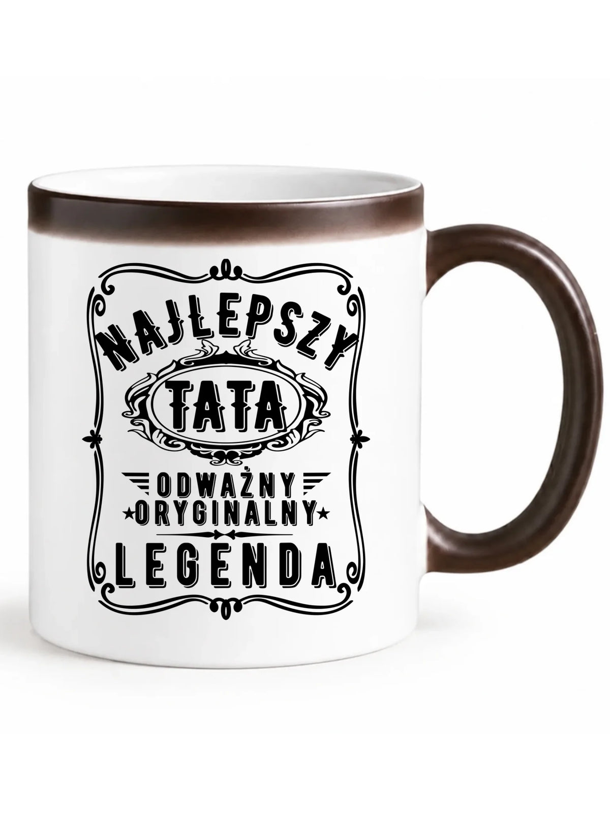 Najlepszy tata legenda | Kubek magiczny prezent dla taty DT47