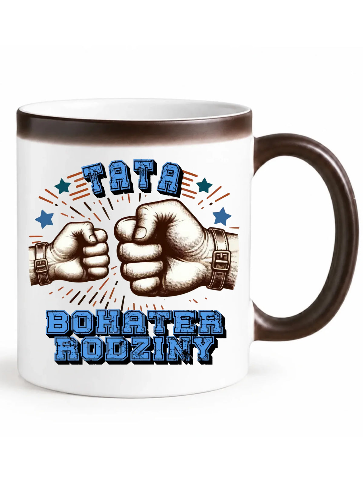 Tata bohater rodziny | Kubek magiczny dla taty DT45