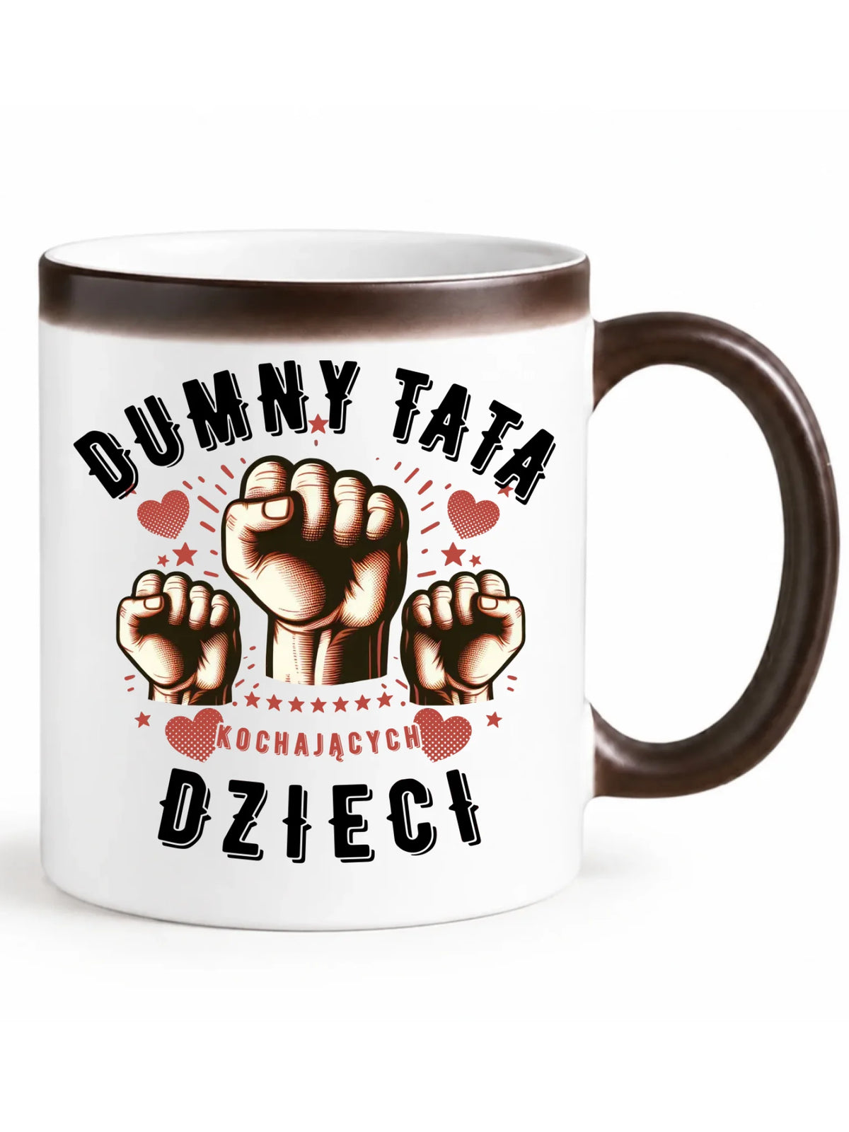 Dumny tata kochających dzieci | Kubek magiczny dla taty DT44