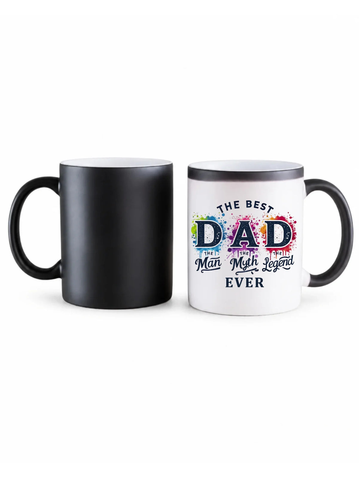 The best dad ever | Kubek magiczny prezent dla taty DT74