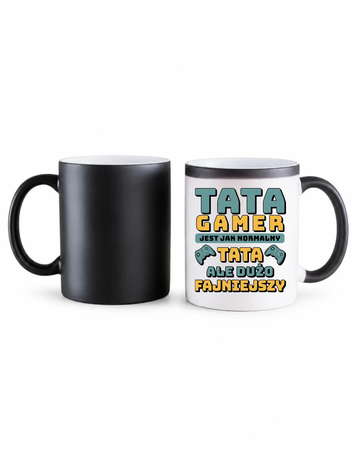 Tata gamer | Kubek magiczny prezent dla taty DT71