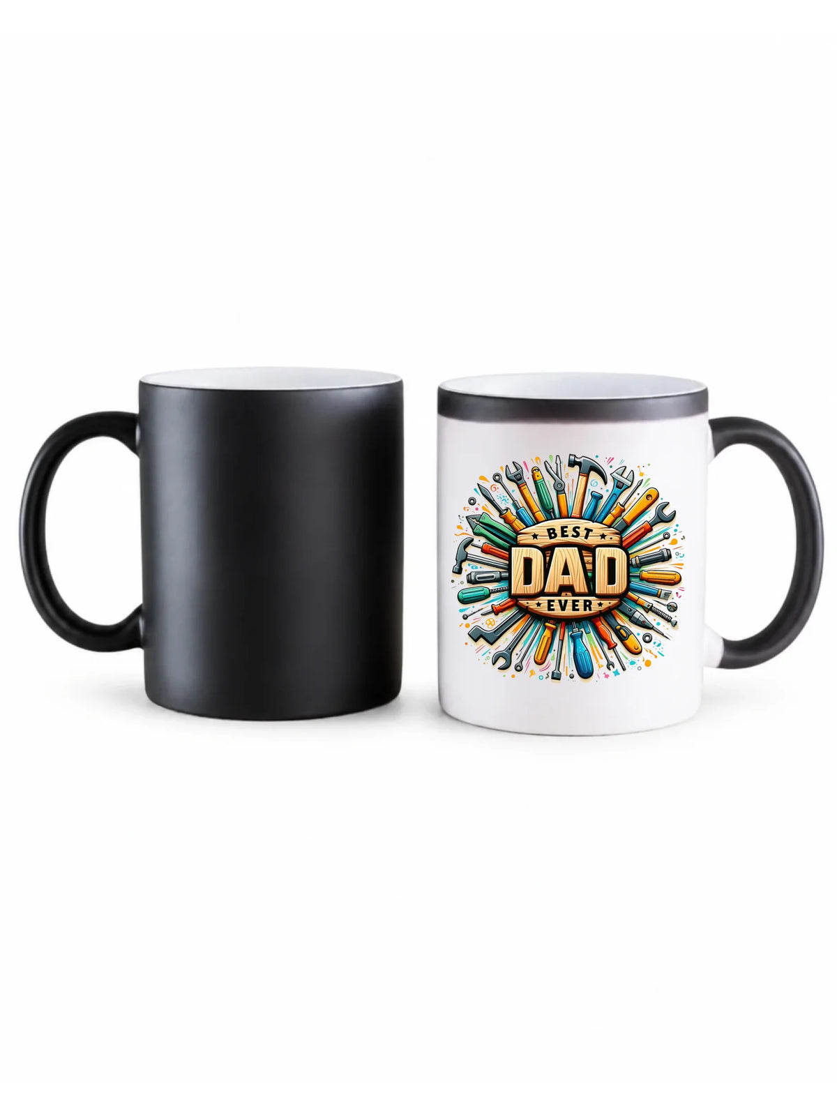 Best Dad Ever | Kubek magiczny z nadrukiem dla taty DT57