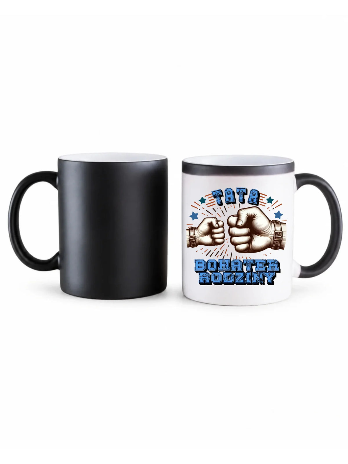 Tata bohater rodziny | Kubek magiczny dla taty DT45