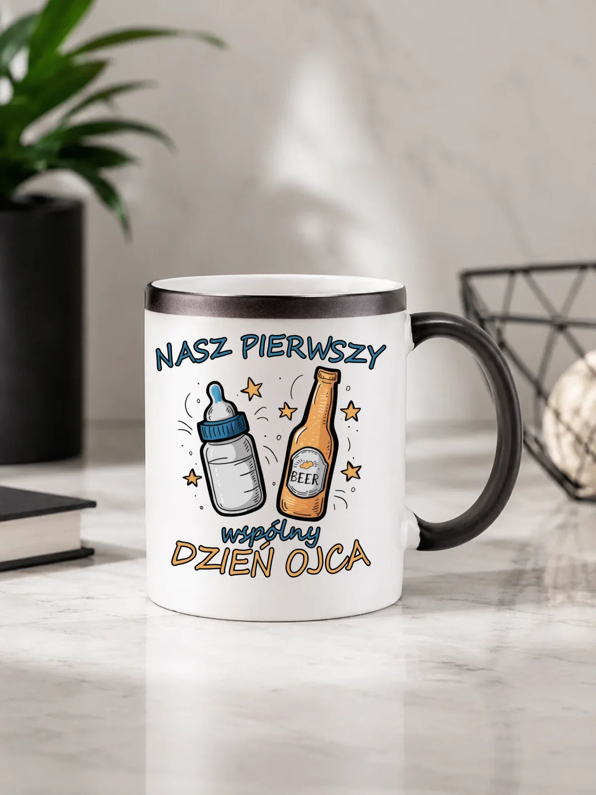 Nasz pierwszy Dzień Ojca | Kubek magiczny prezent dla taty DT68
