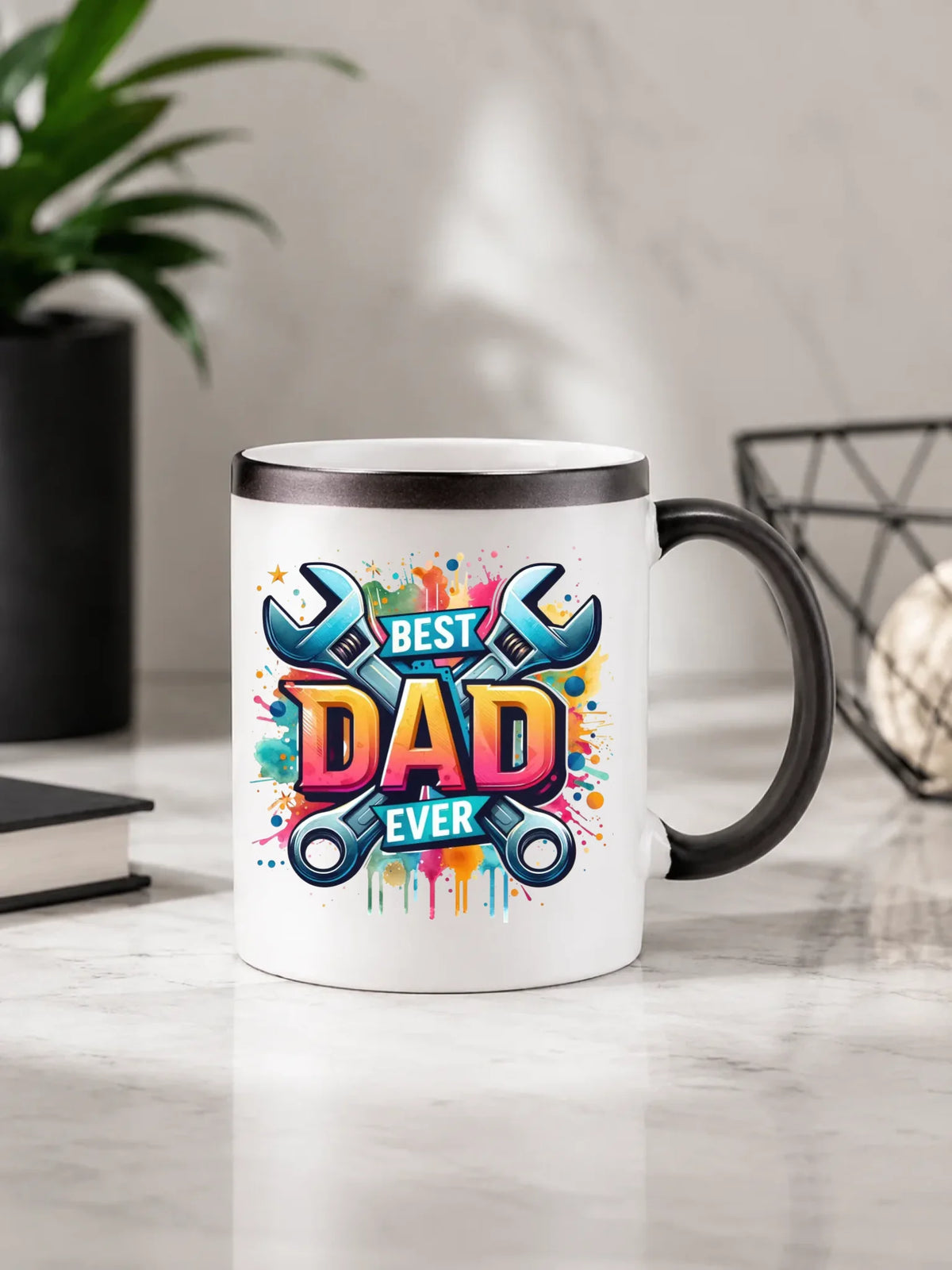 Best Dad Ever | Kubek magiczny prezent dla taty DT58