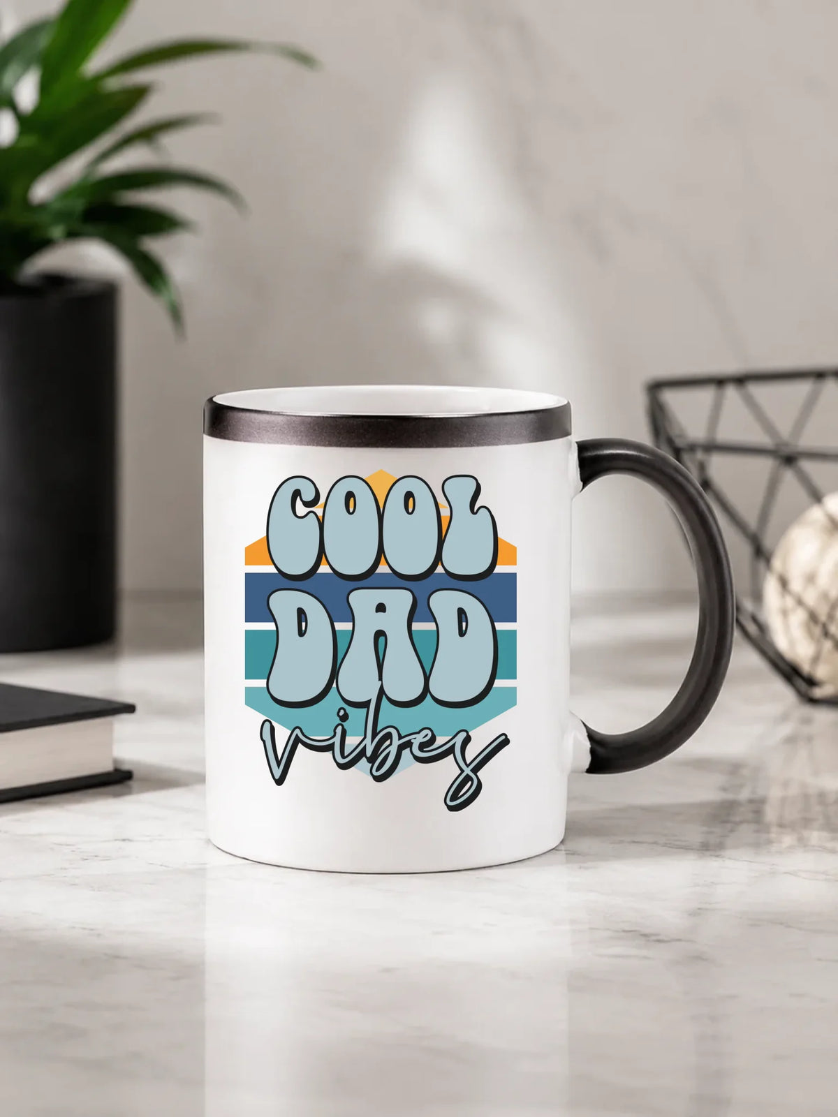 Cool Dad Vibes | Kubek magiczny z nadrukiem DT56