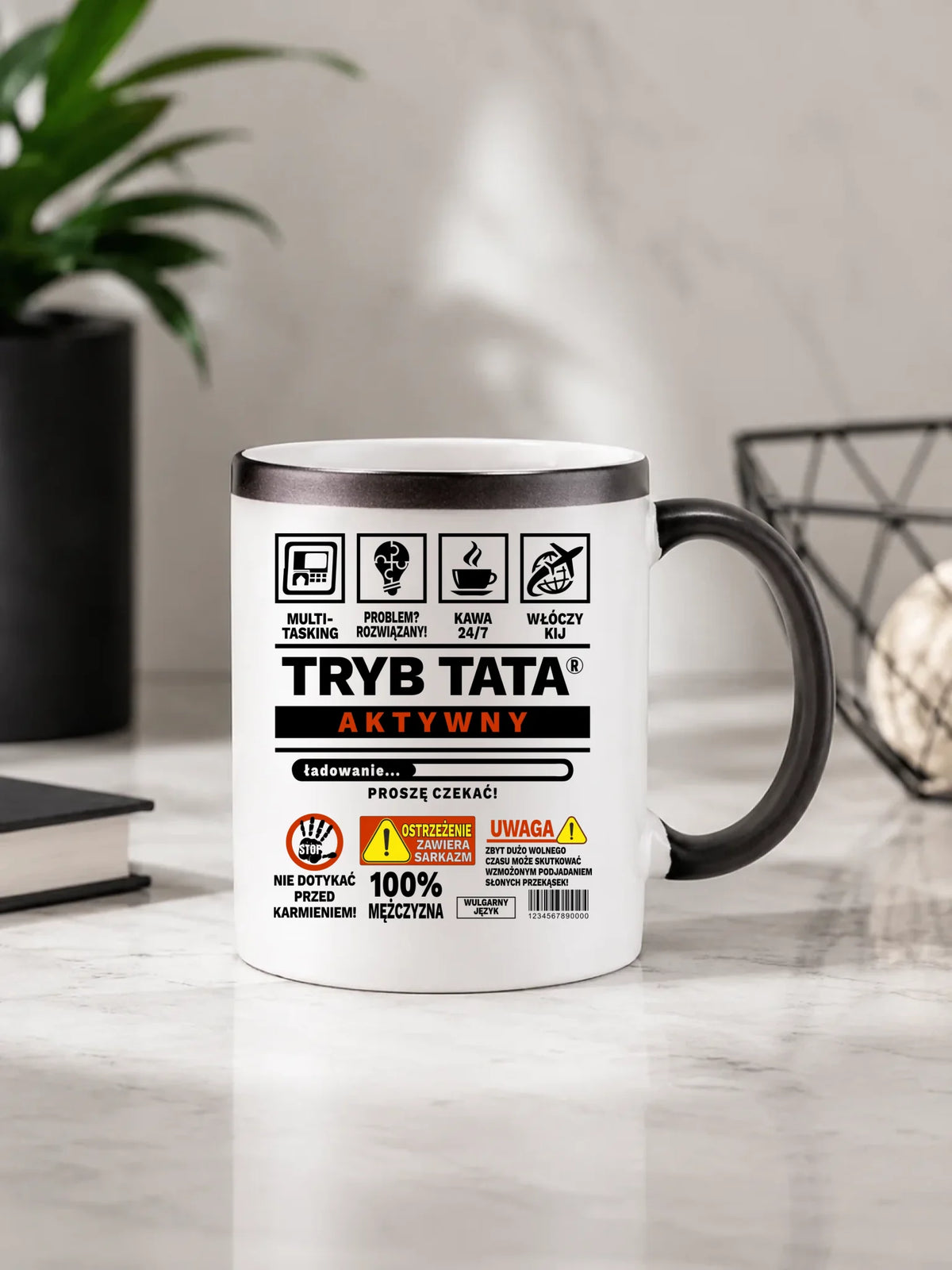 Tryb tata aktywny | Kubek magiczny na prezent DT51