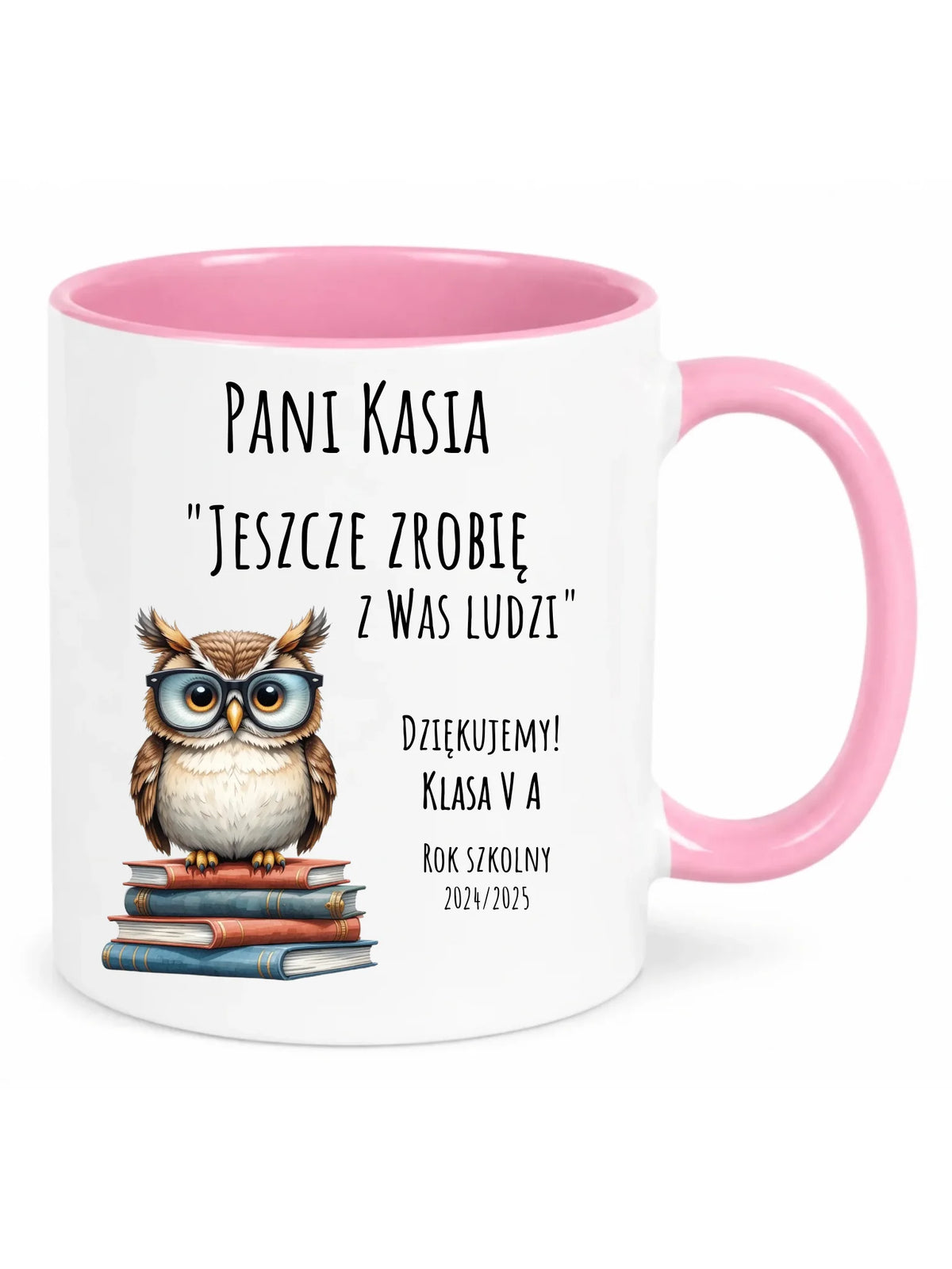 Kubek dla nauczyciela - Jeszcze zrobię z Was ludzi - personalizowany