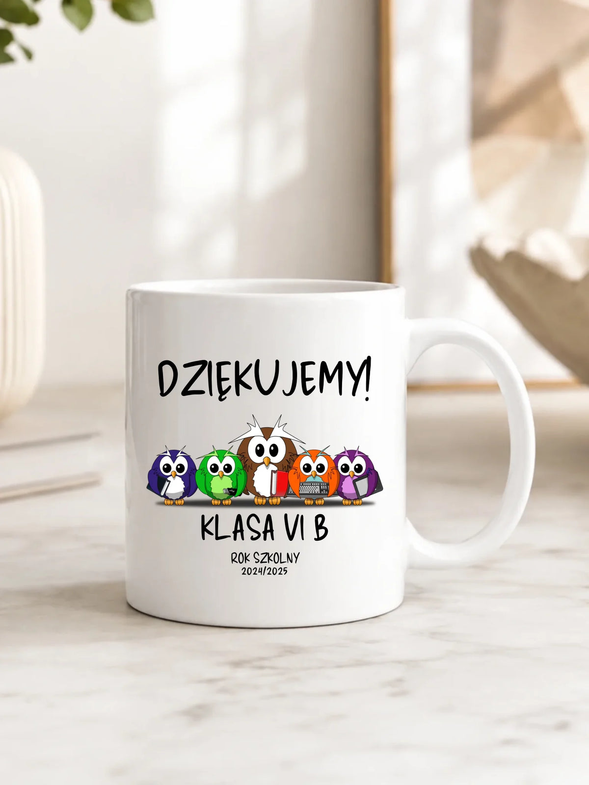 Kubek dla nauczyciela - Dziękujemy - personalizowany