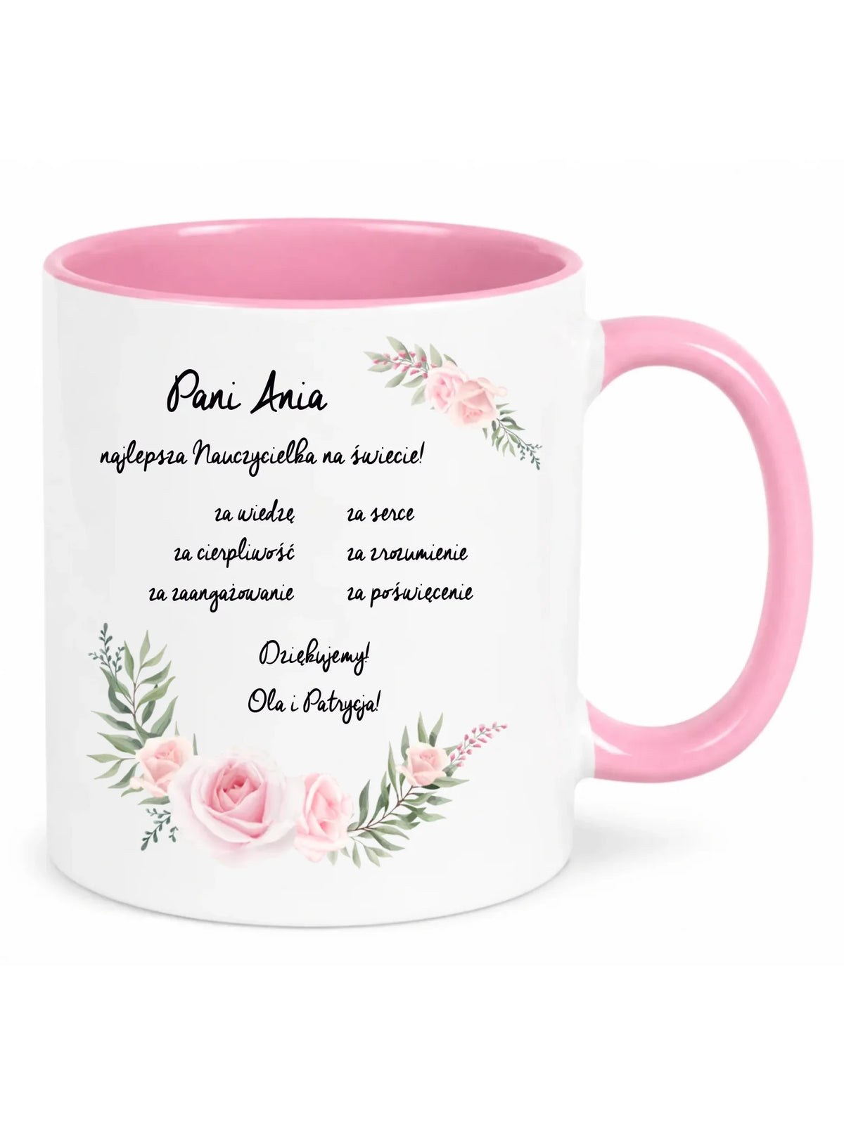 Kubek dla nauczycielki - Podziękowanie - personalizowany