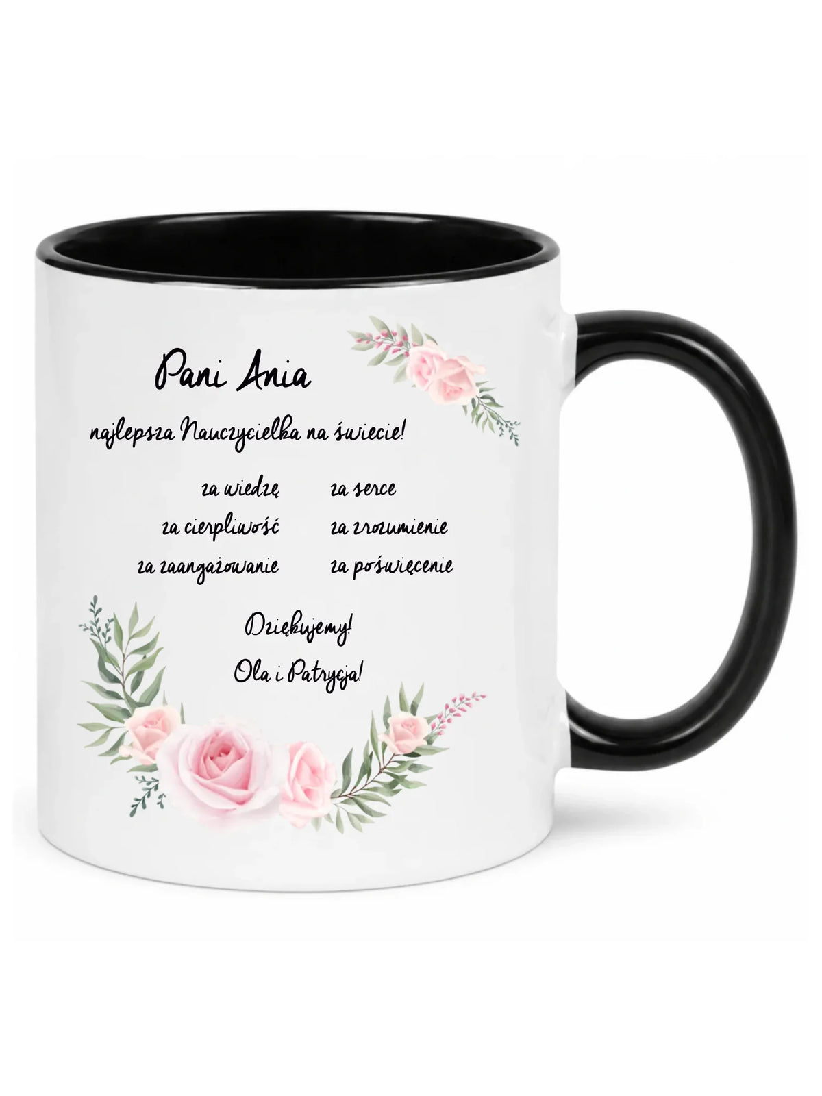 Kubek dla nauczycielki - Podziękowanie - personalizowany