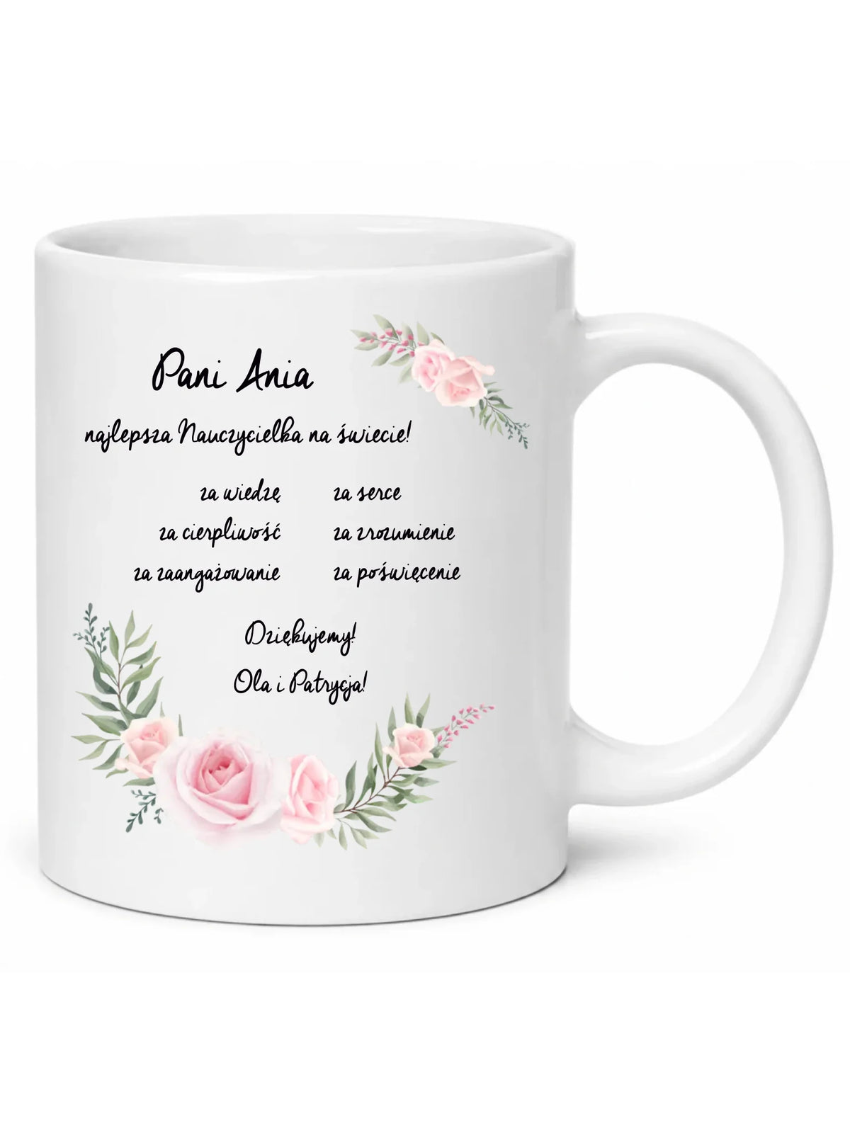 Kubek dla nauczycielki - Podziękowanie - personalizowany