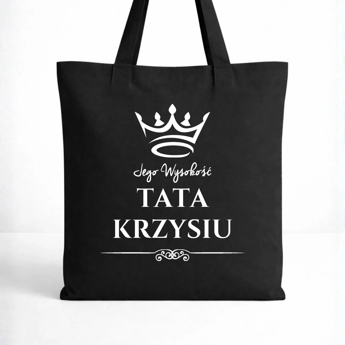 Torba dla taty - Jego Wysokość Tata - personalizowana DT11