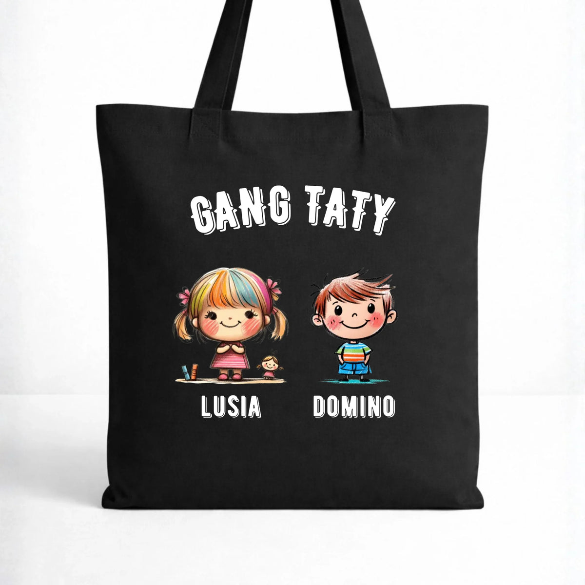 Torba dla taty z imionami dzieci - Gang taty - personalizowana DT09