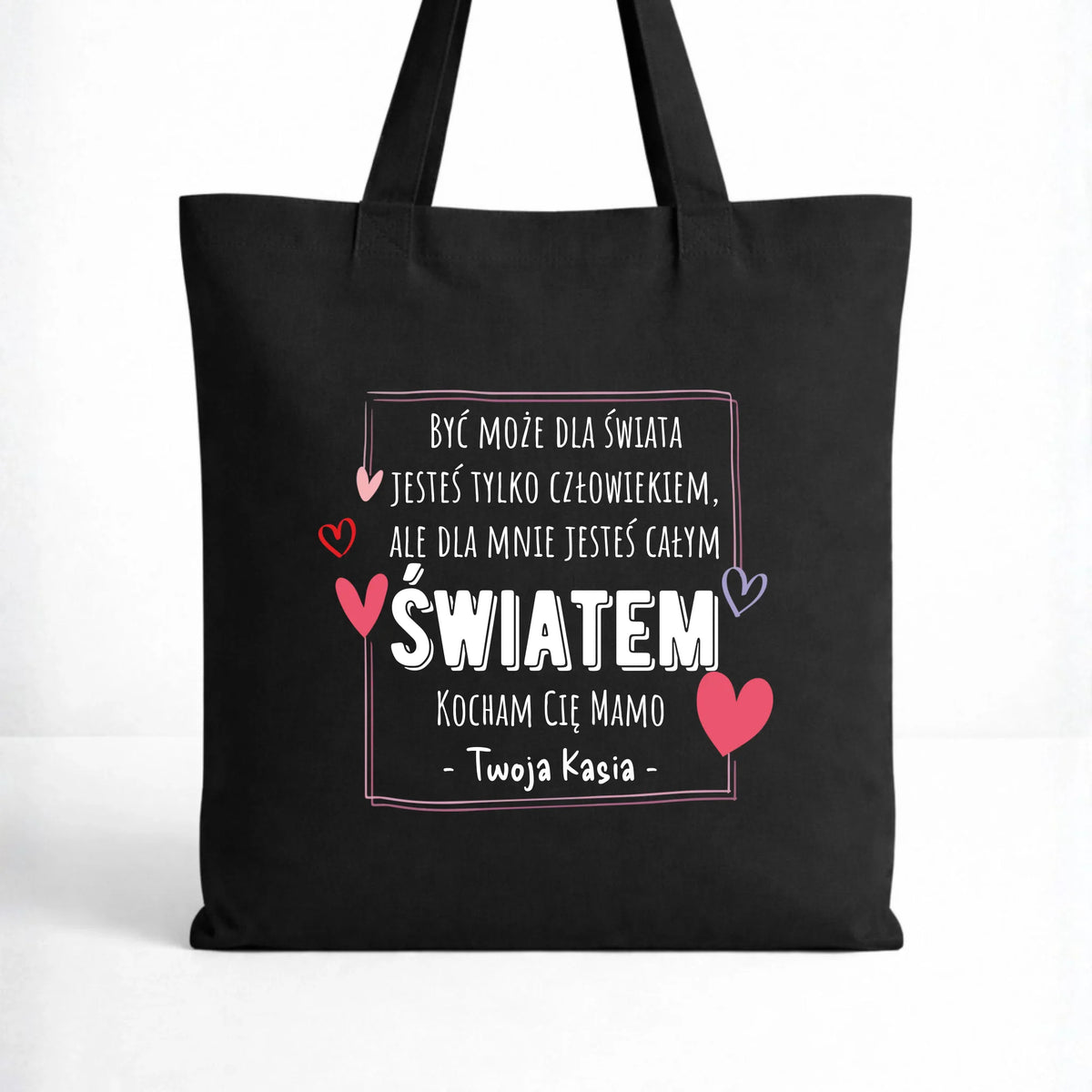 Torba dla mamy - Mamo jesteś całym Światem - personalizowana DM06