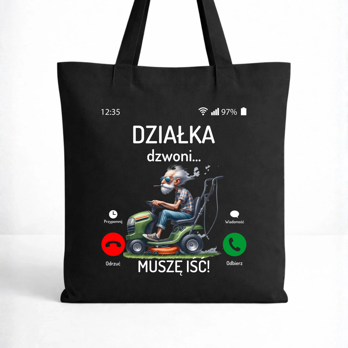Torba dla dziadka - Działka dzwoni muszę iść D35