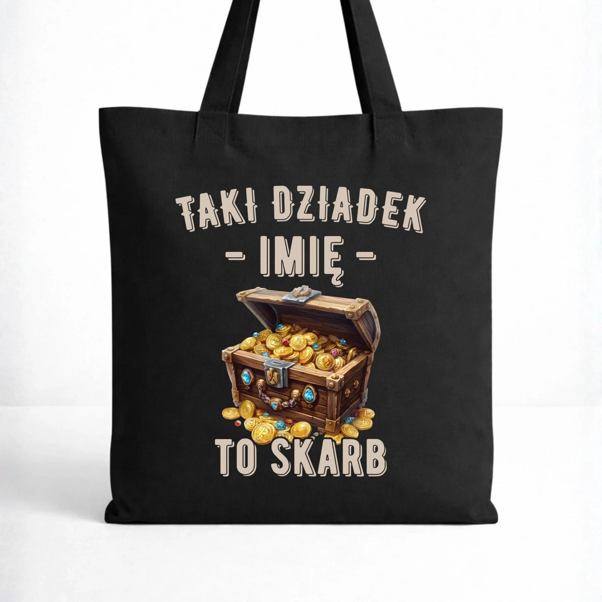 Torba dla dziadka - Taki dziadek to skarb - personalizowana D19