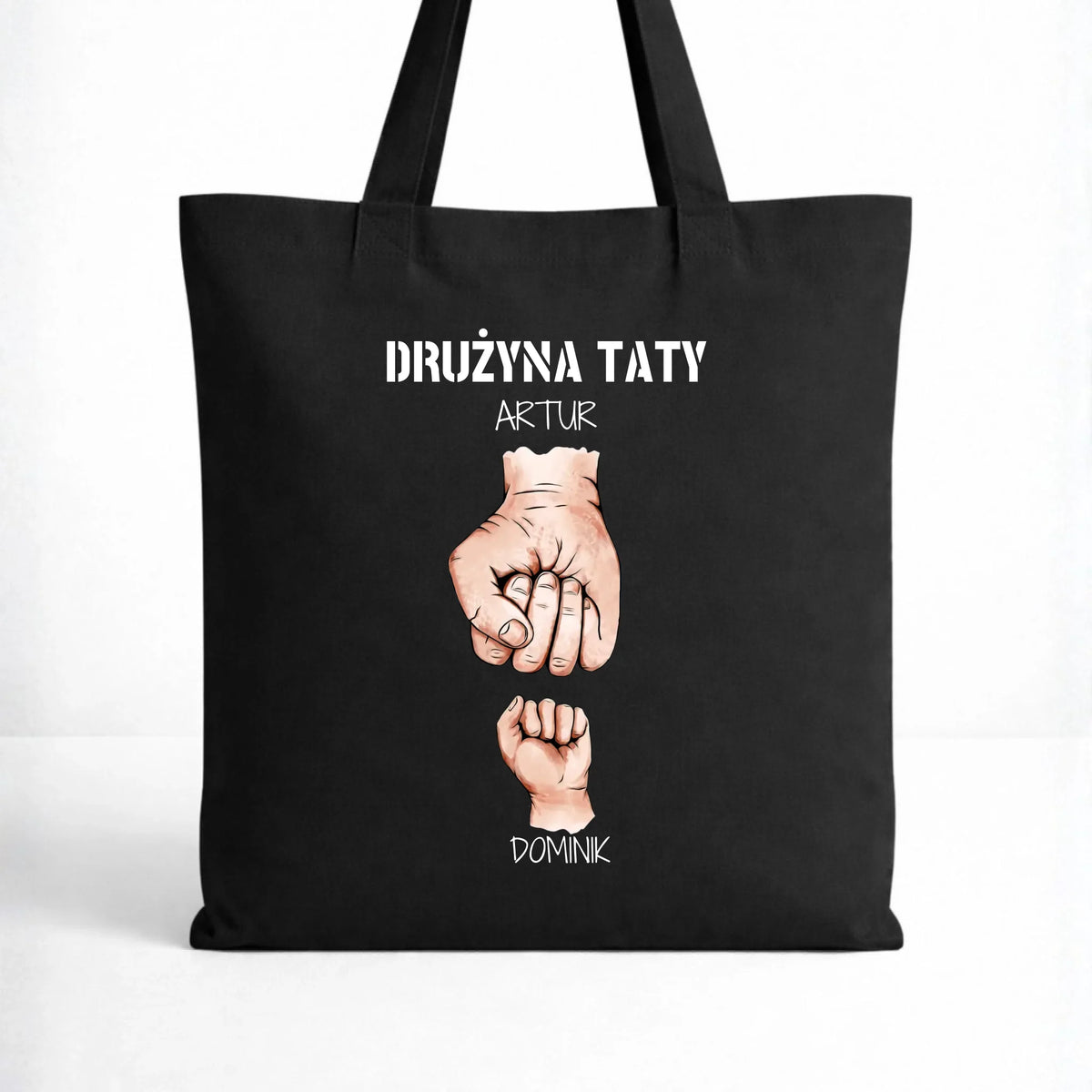 Torba dla taty - Drużyna taty 1-6 imion dzieci - personalizowana DT01