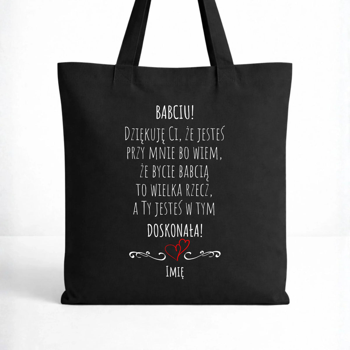 Torba dla babci - Babciu jesteś doskonała dedykacja - personalizowana B22