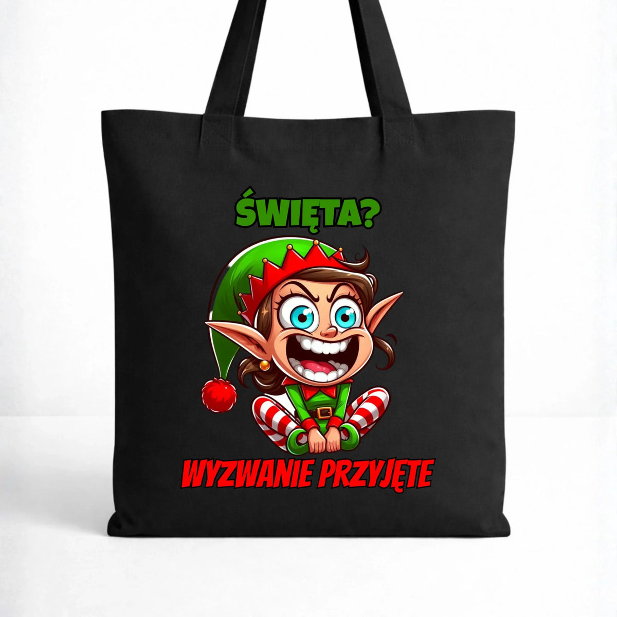 Torba świąteczna - Skrzat Wyzwanie przyjęte BN100