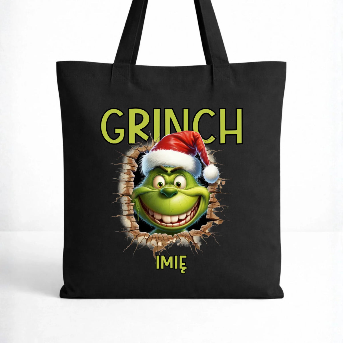Torba świąteczna - Grinch - personalizowana BN112