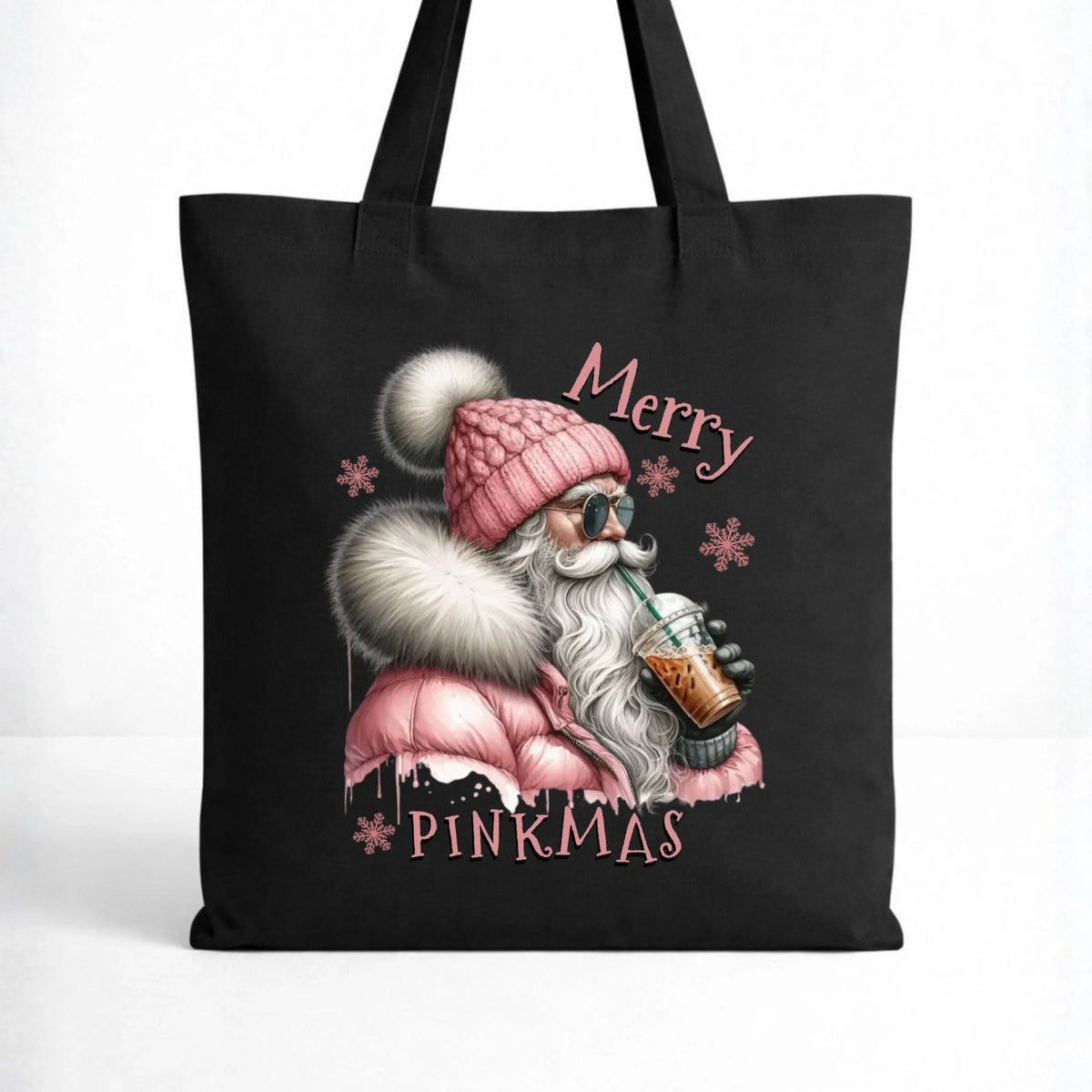 Torba świąteczna - Różowe Święta - Merry pinkmas BN117