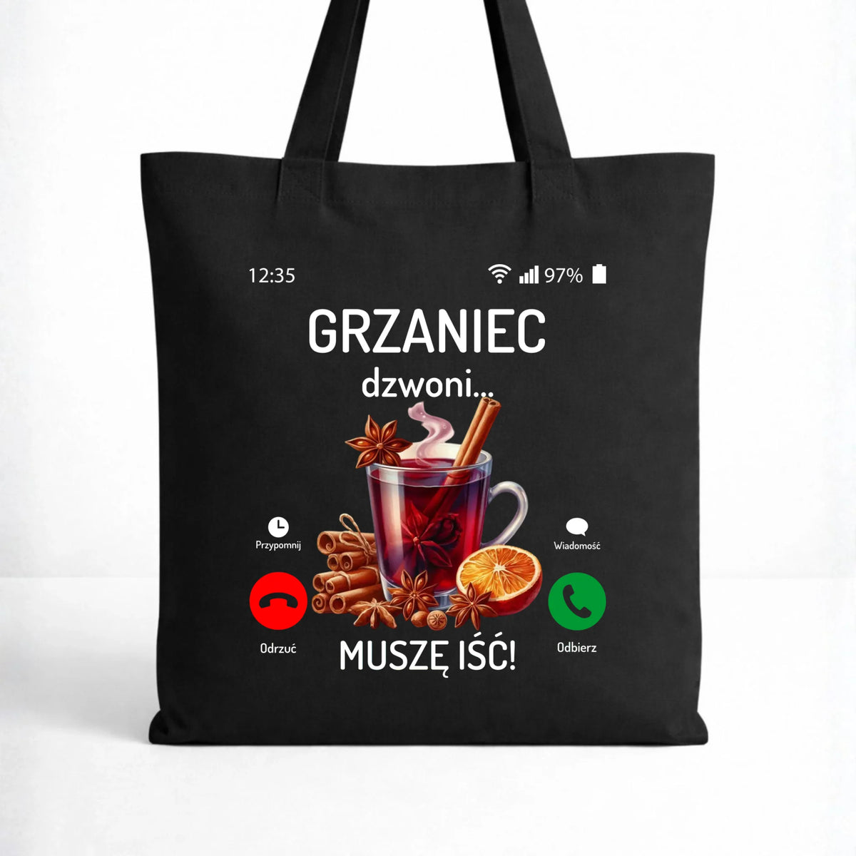 Torba świąteczna - Grzaniec dzwoni, muszę iść BN127