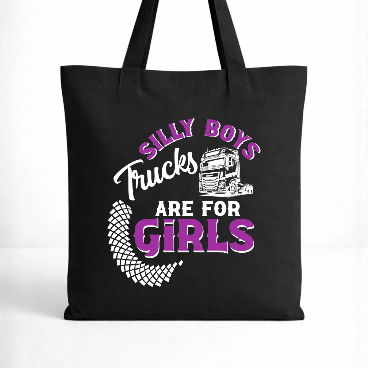 Torba - kierowca ciężarówki - Silly boys trucks are for girls ZKT11