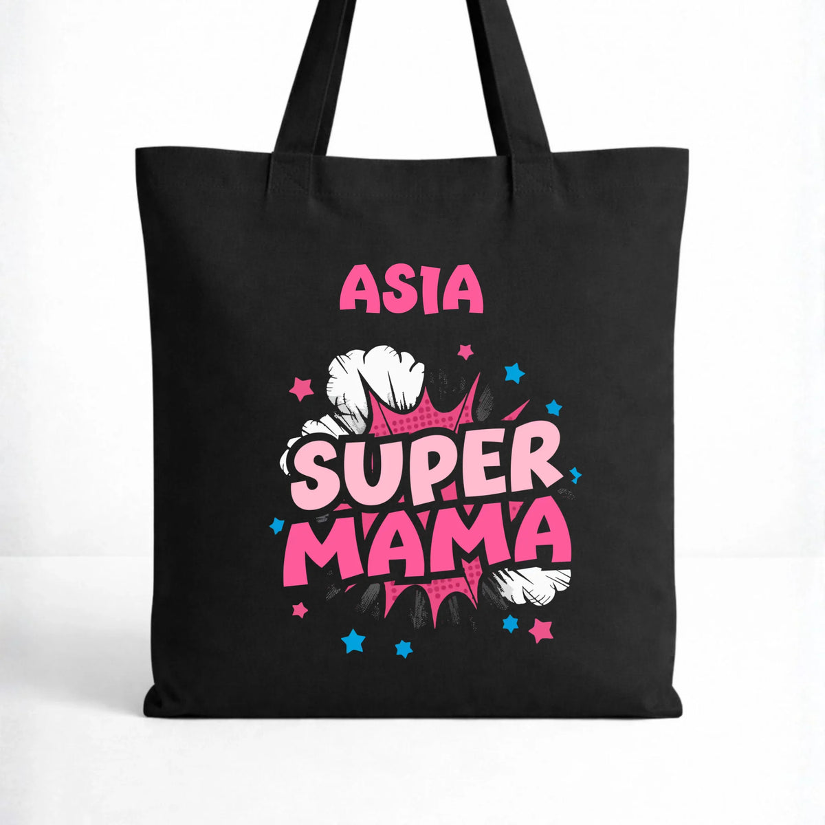 Torba dla mamy z imieniem - Super Mama - personalizowana DM24