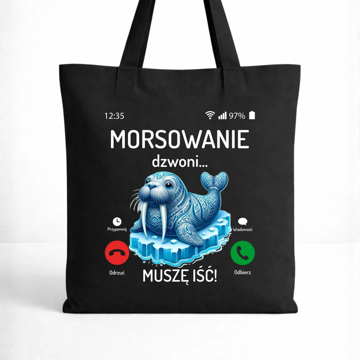 Torba - prezent dla morsa - Morsowanie dzwoni muszę iść - Mors HM04