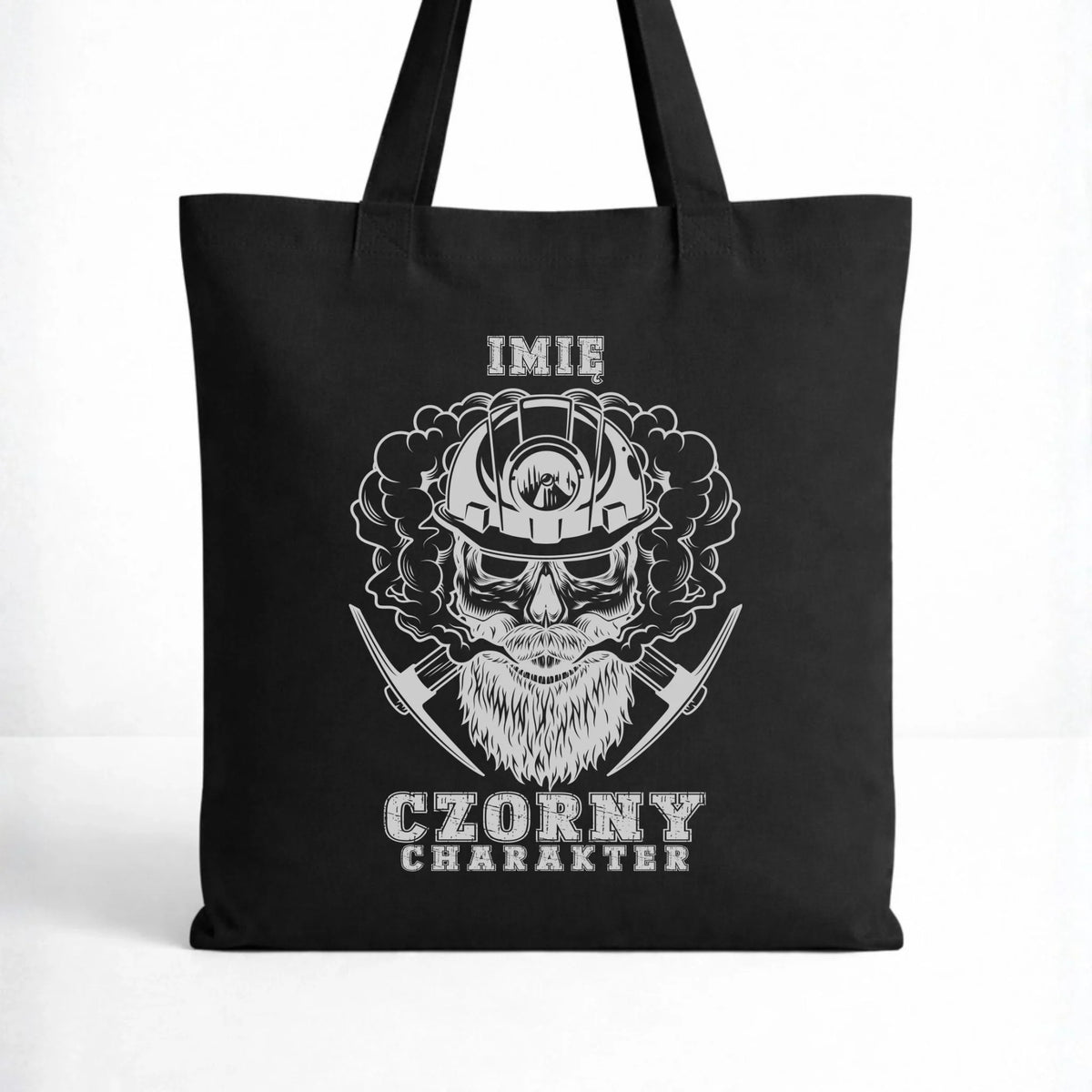 Torba - prezent dla górnika - Czorny charakter - personalizowana G06