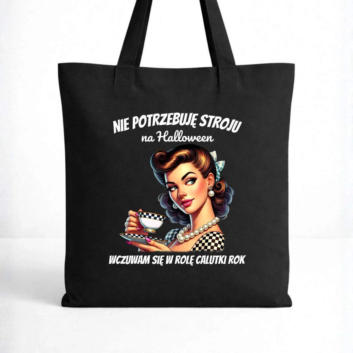 Torba retro pin-up girl – Nie potrzebuję stroju na Halloween HL29