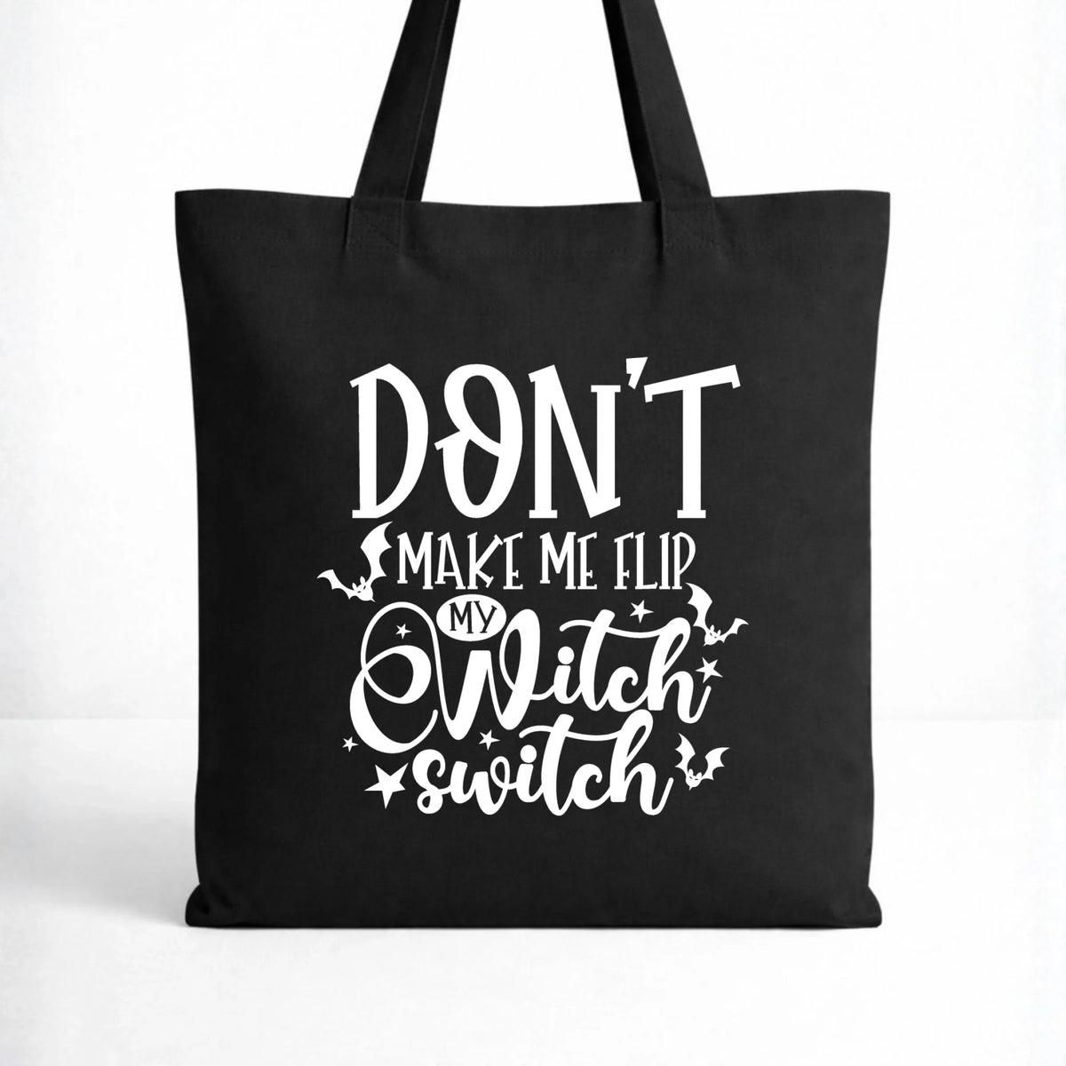 Torba na Halloween - Don't make me flip my witch switch - śmieszna HL11