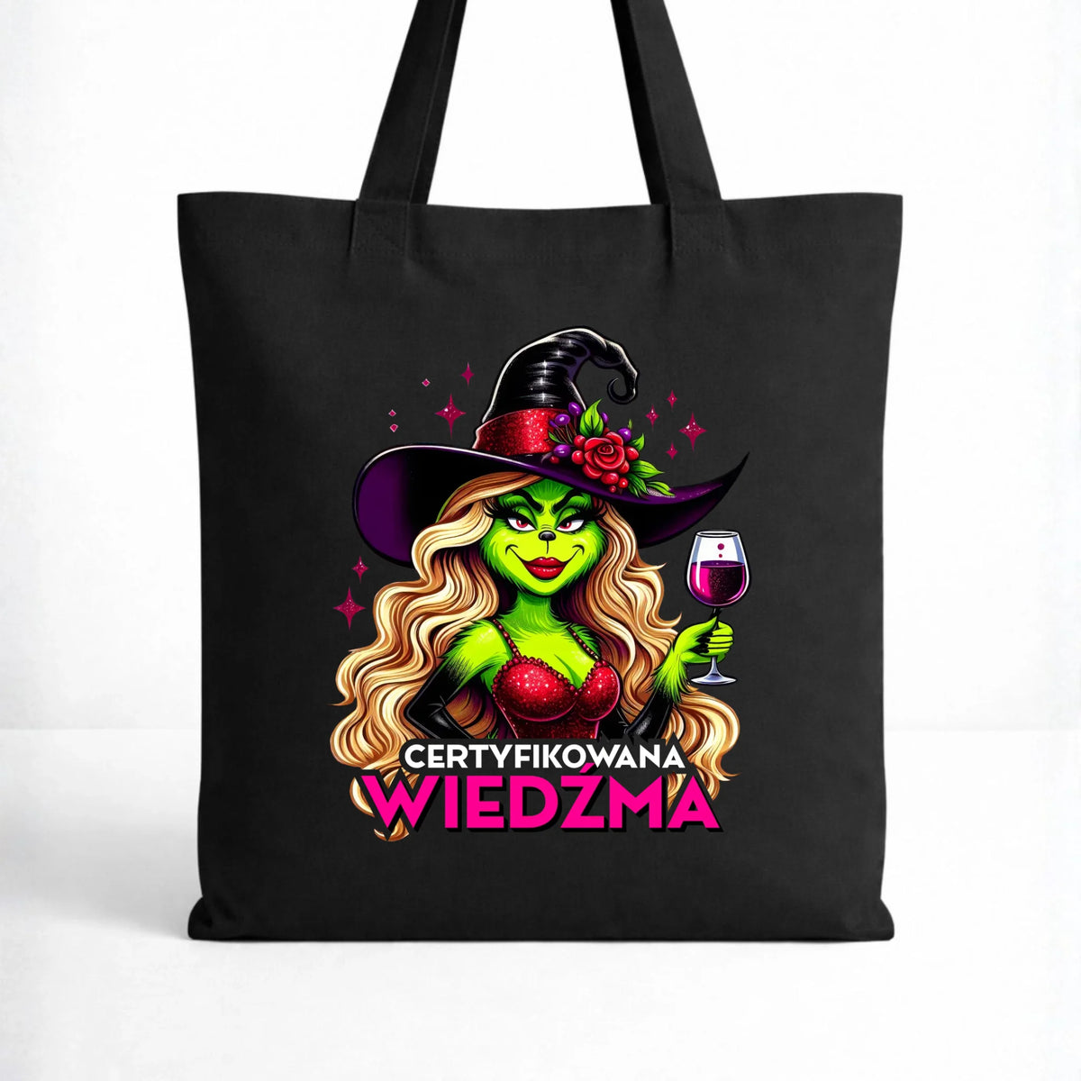Torba - Certyfikowana wiedźma - śmieszna HL13