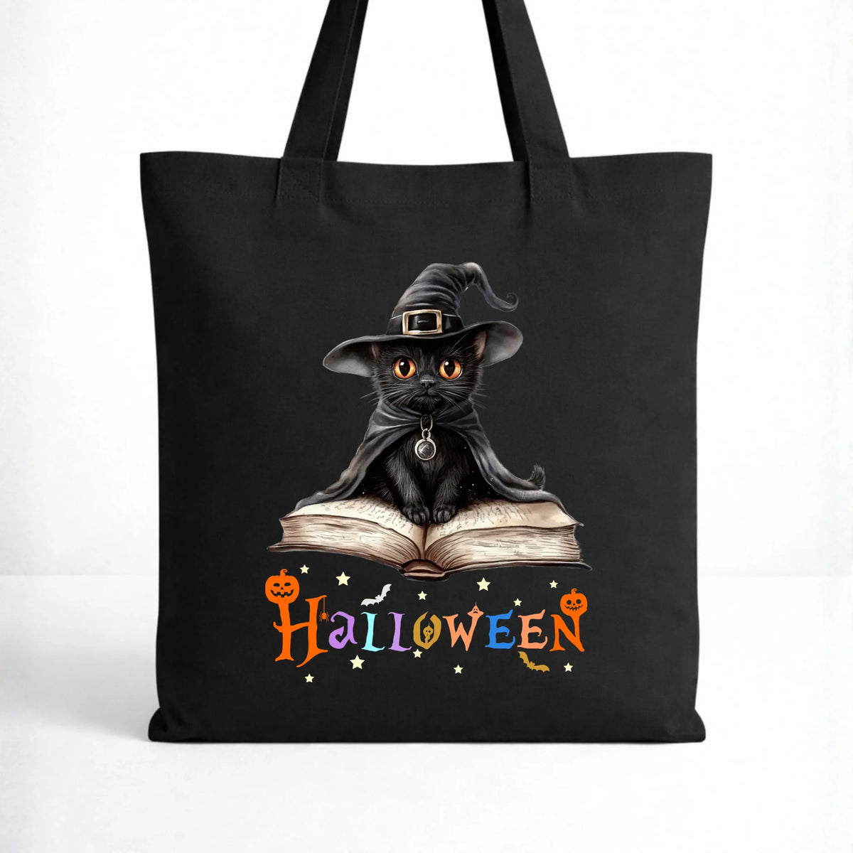 Torba eko na Halloween - Kot Czarodziej HL06