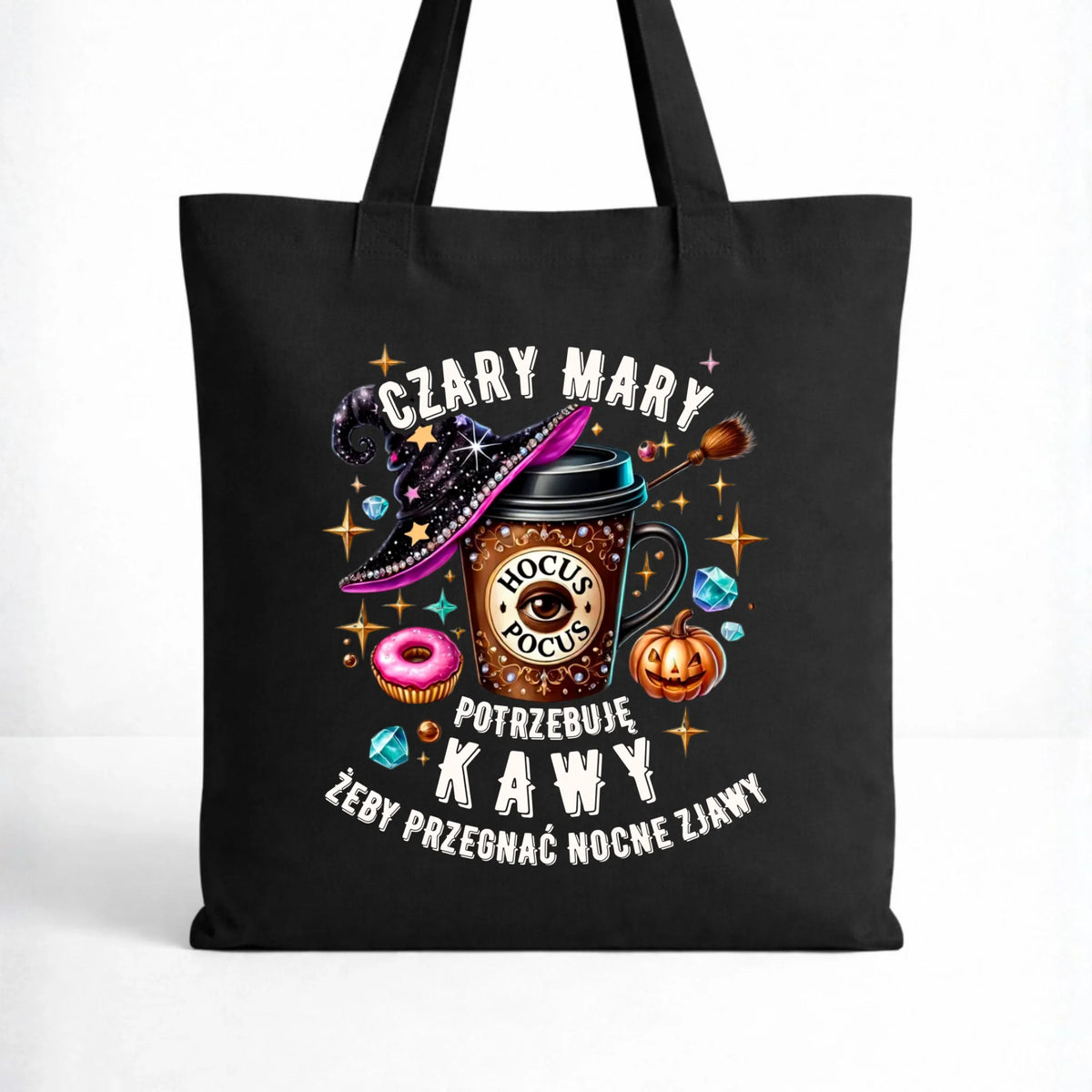 Torba na Halloween - Potrzebuję kawy HL03