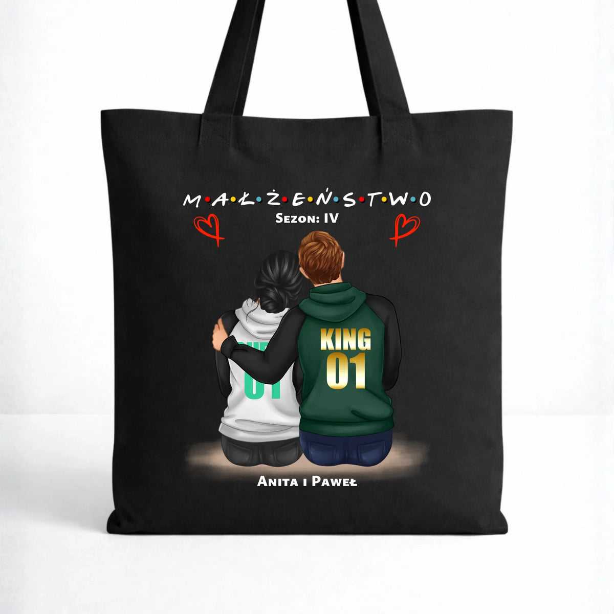 Torba dla par - Małżeństwo Sezon - personalizowana W05