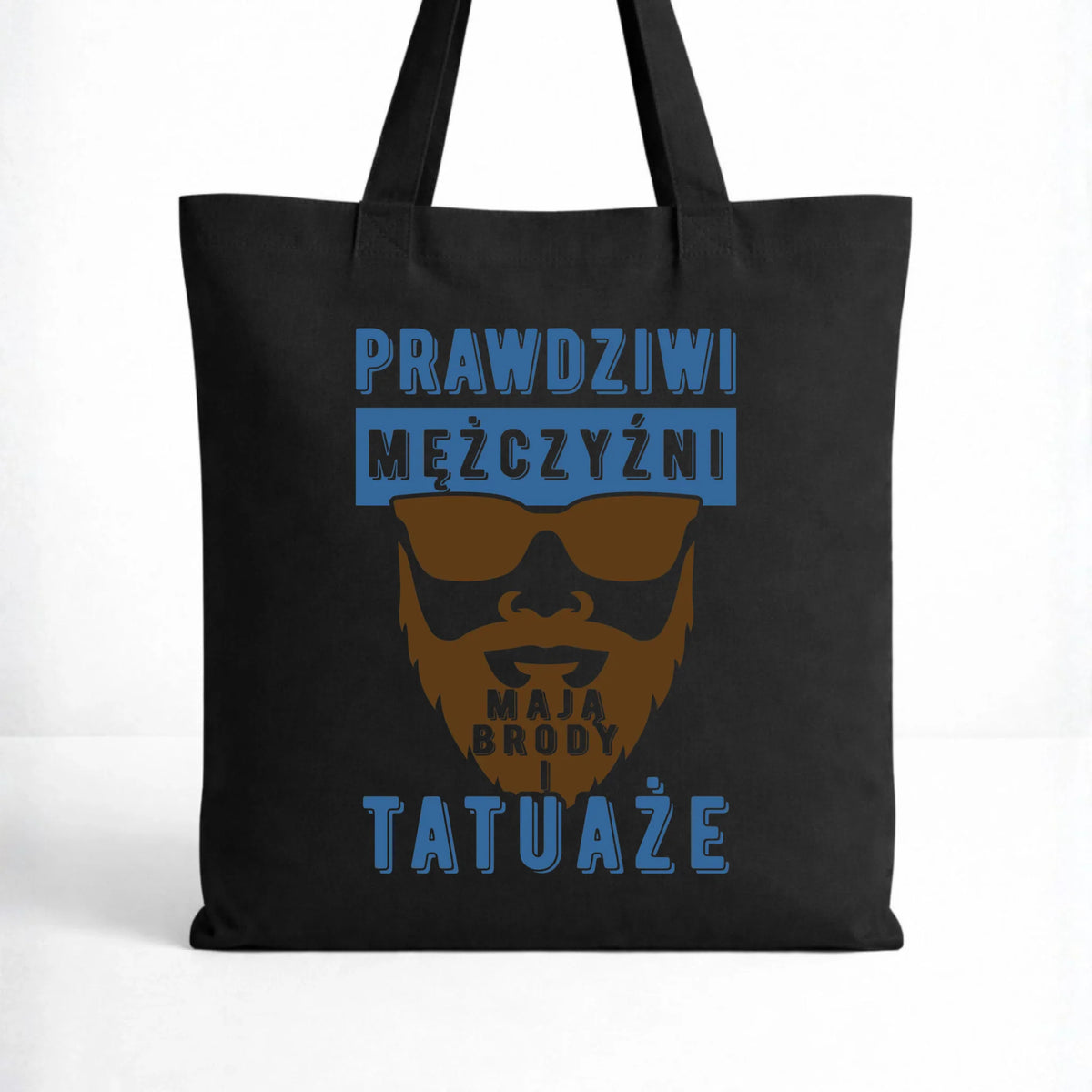 Torba - Prezent dla faceta - Prawdziwi mężczyźni mają brody i tatuaże DCH22